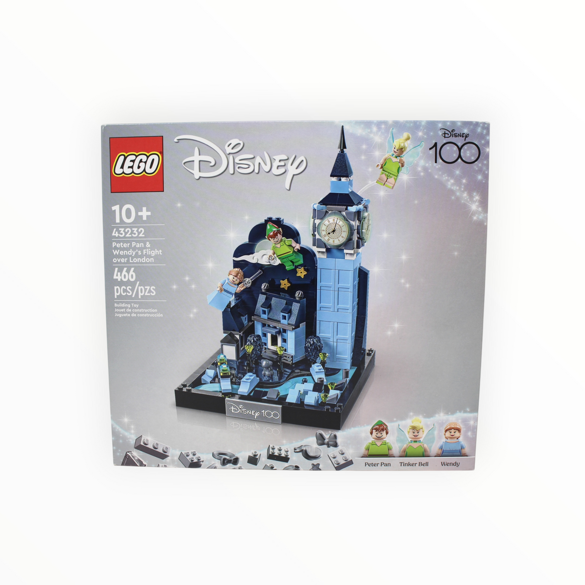 Retired Set 43232 Disney Peter Pan and Wendy’s Flight over London