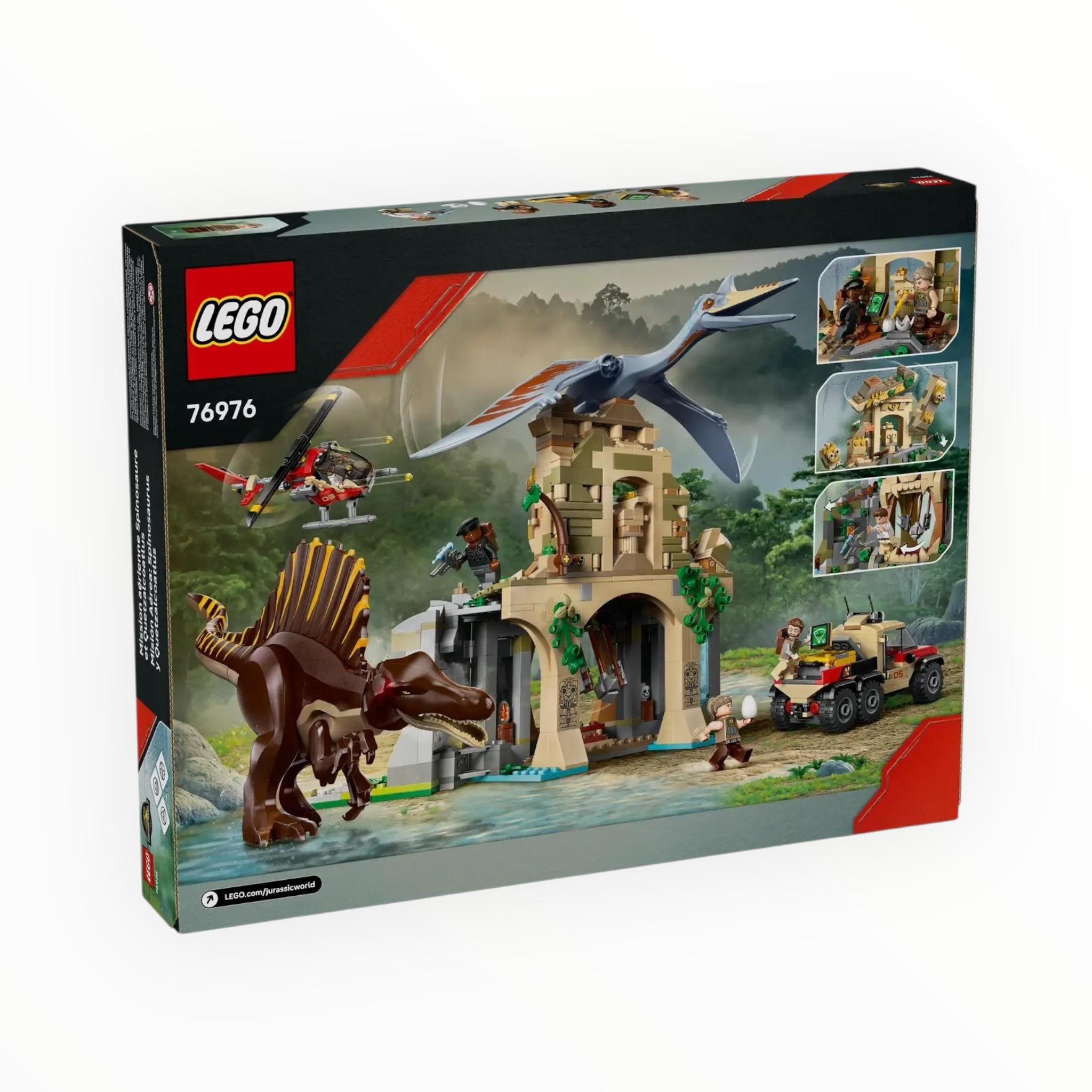 76976 Jurassic World Spinosaurus & Quetzelcoatlus Air Mission