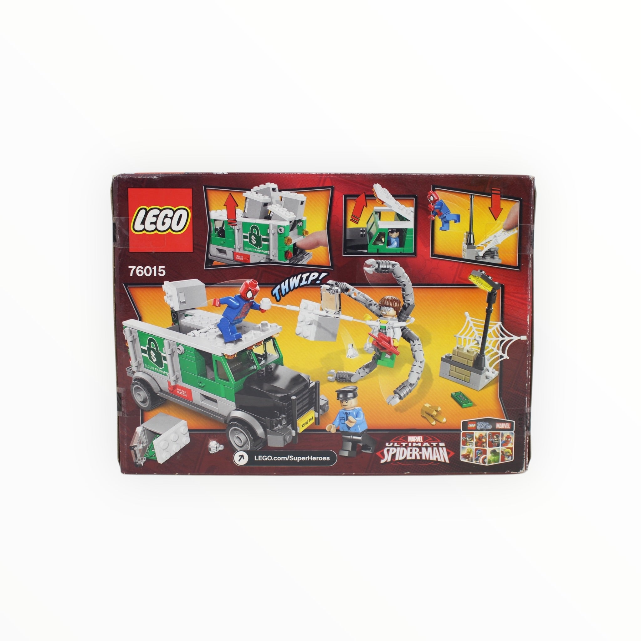 Retired Set 76015 Marvel Super Heroes Doc Ock Truck Heist (damaged box)
