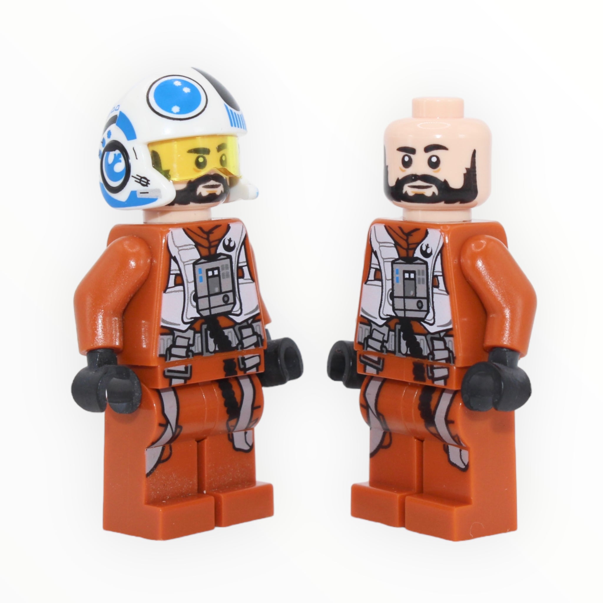 Resistance X-Wing Pilot Temmin “Snap” Wexley (lines under eyes, 2019)