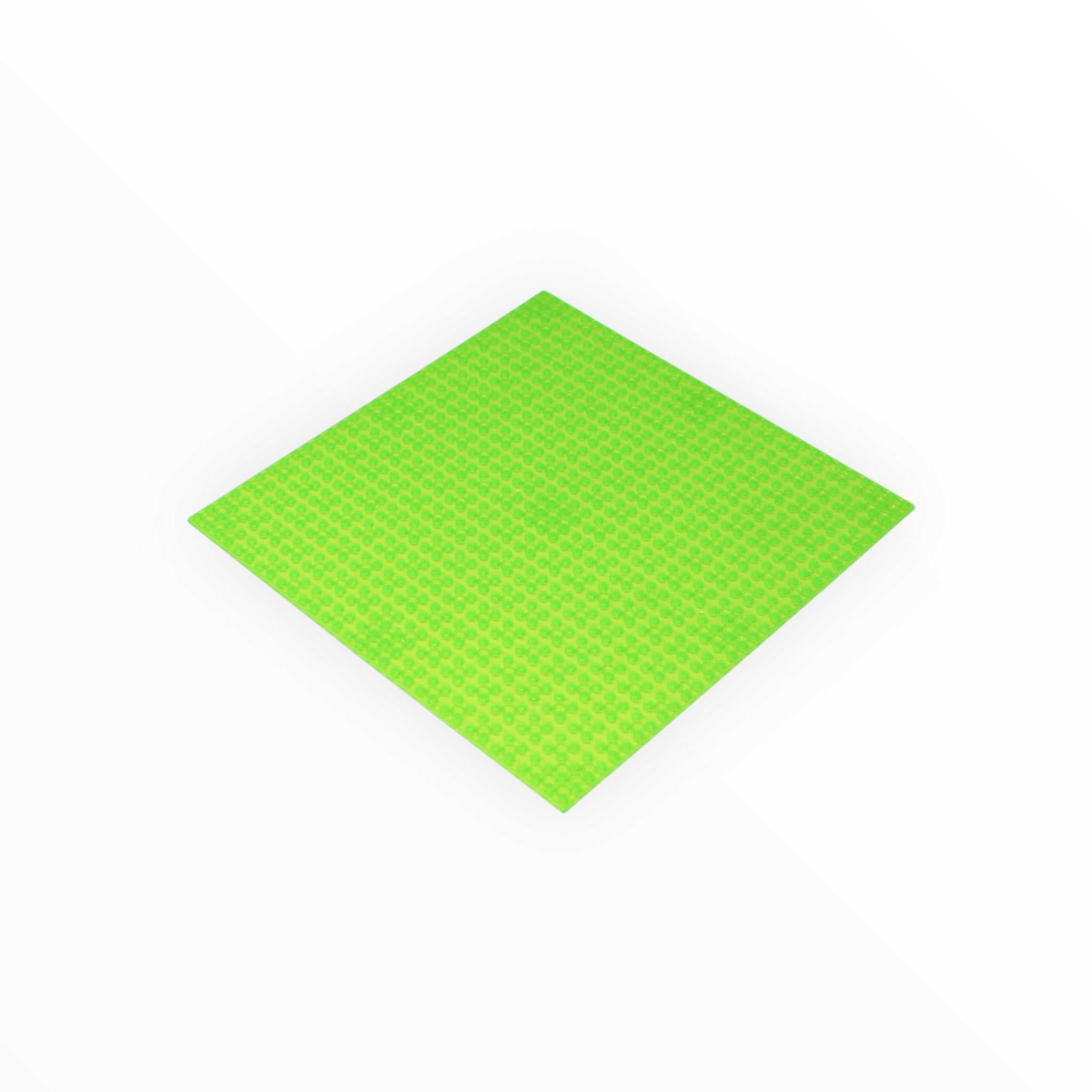 Transparent Green LEGO® Compatible Baseplates 10x10