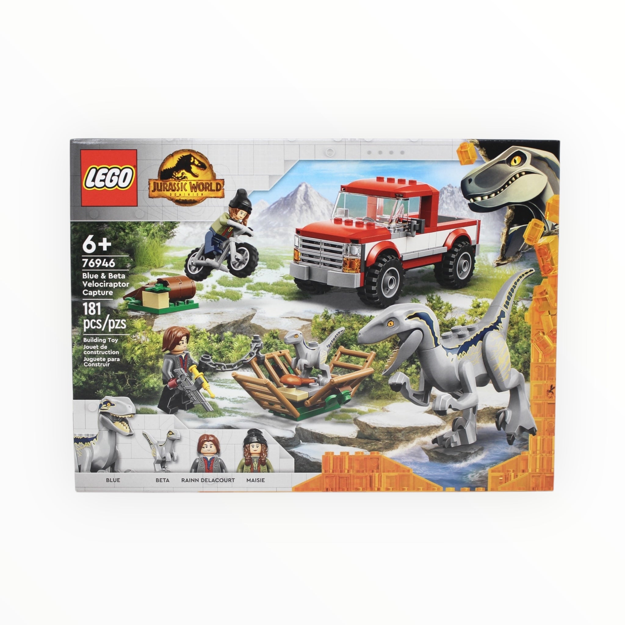 Retired Set 76946 Jurassic World Blue & Beta Velociraptor Capture