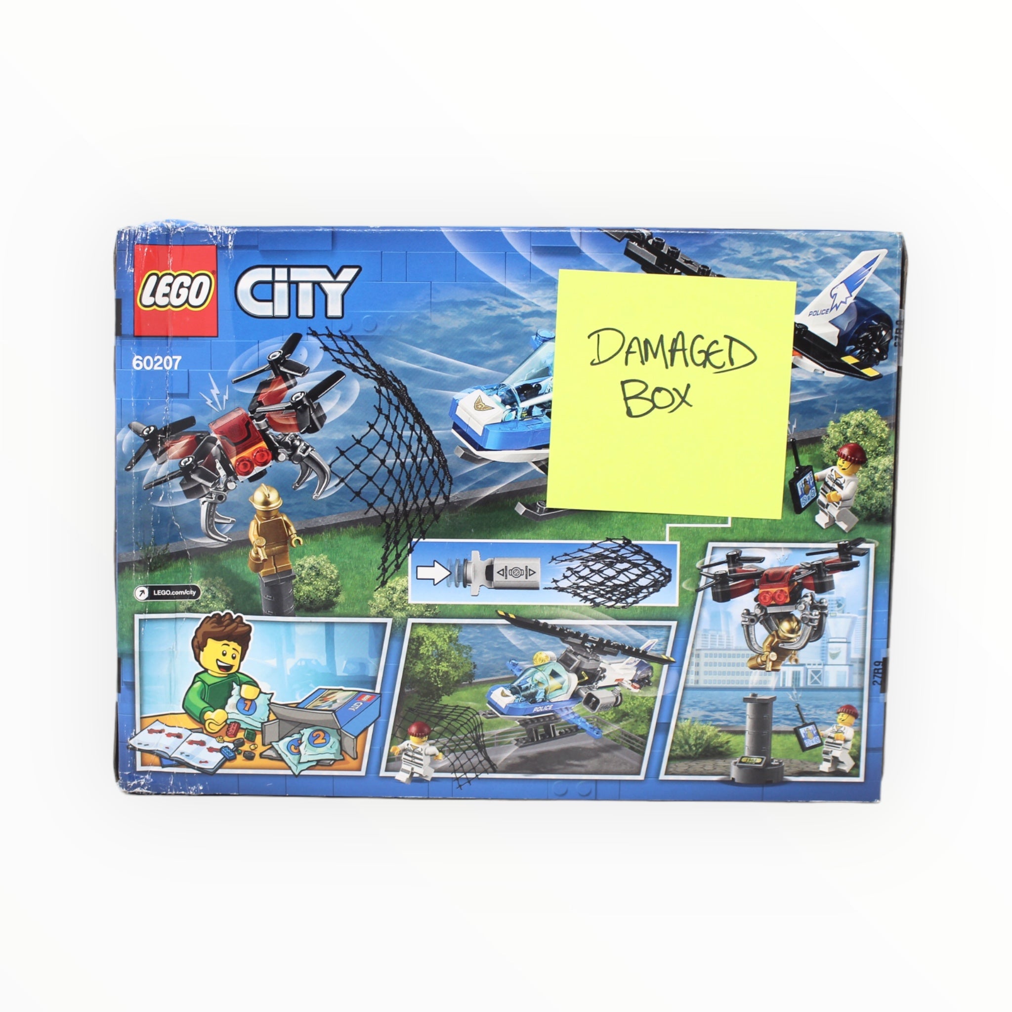 Retired Set 60207 City Sky Police Drone Chase (damaged box)