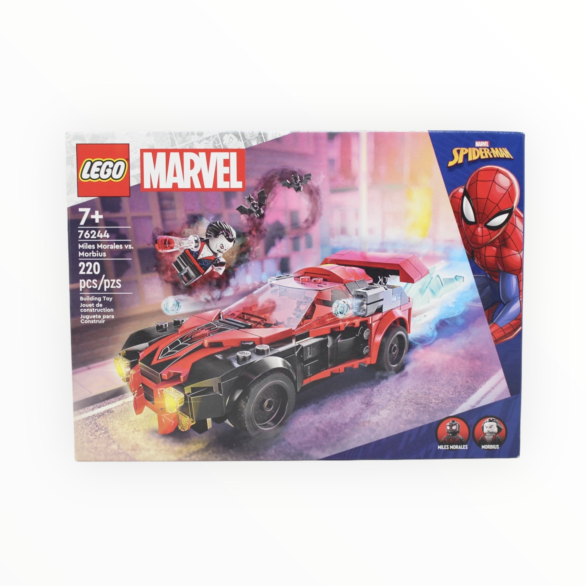 Certified Used Set 76244 Spider-Man Miles Morales vs. Morbius