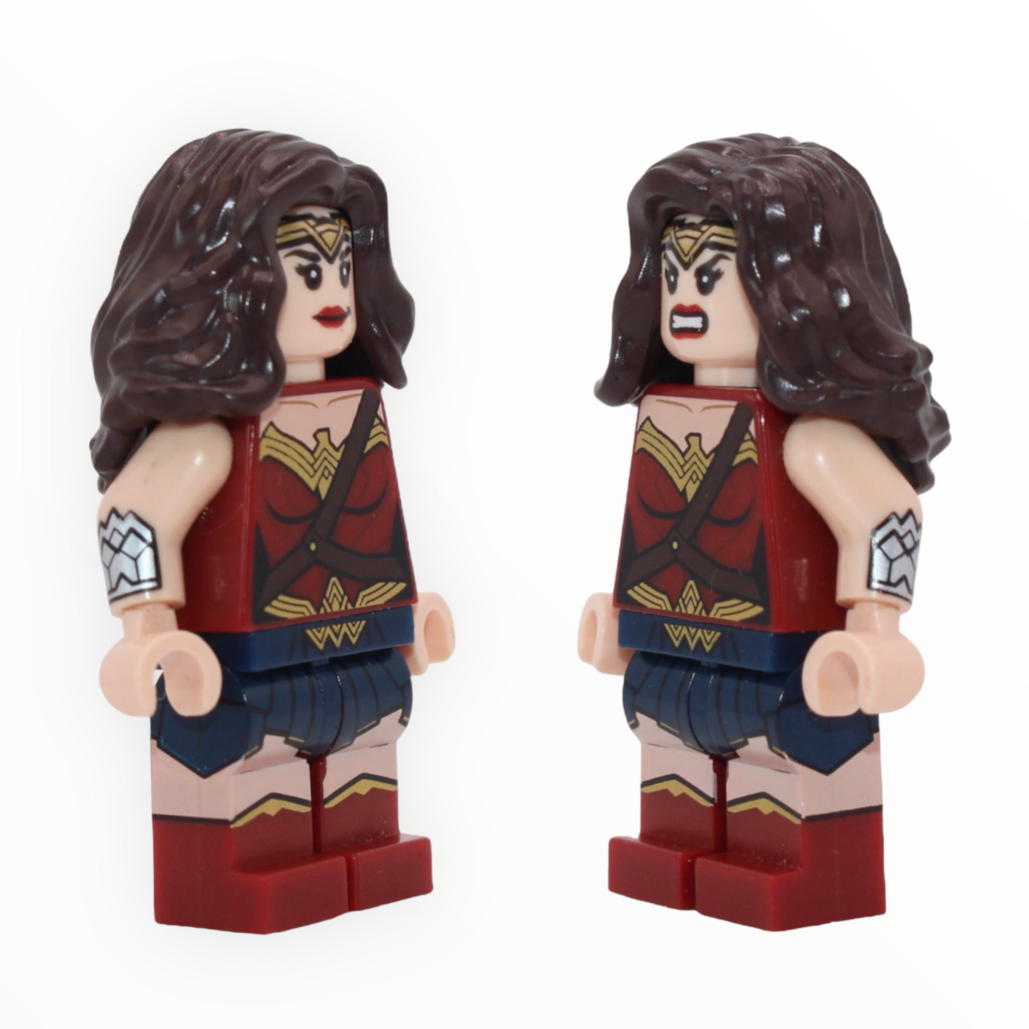 a couple of pictures of a woman holding a cell phone