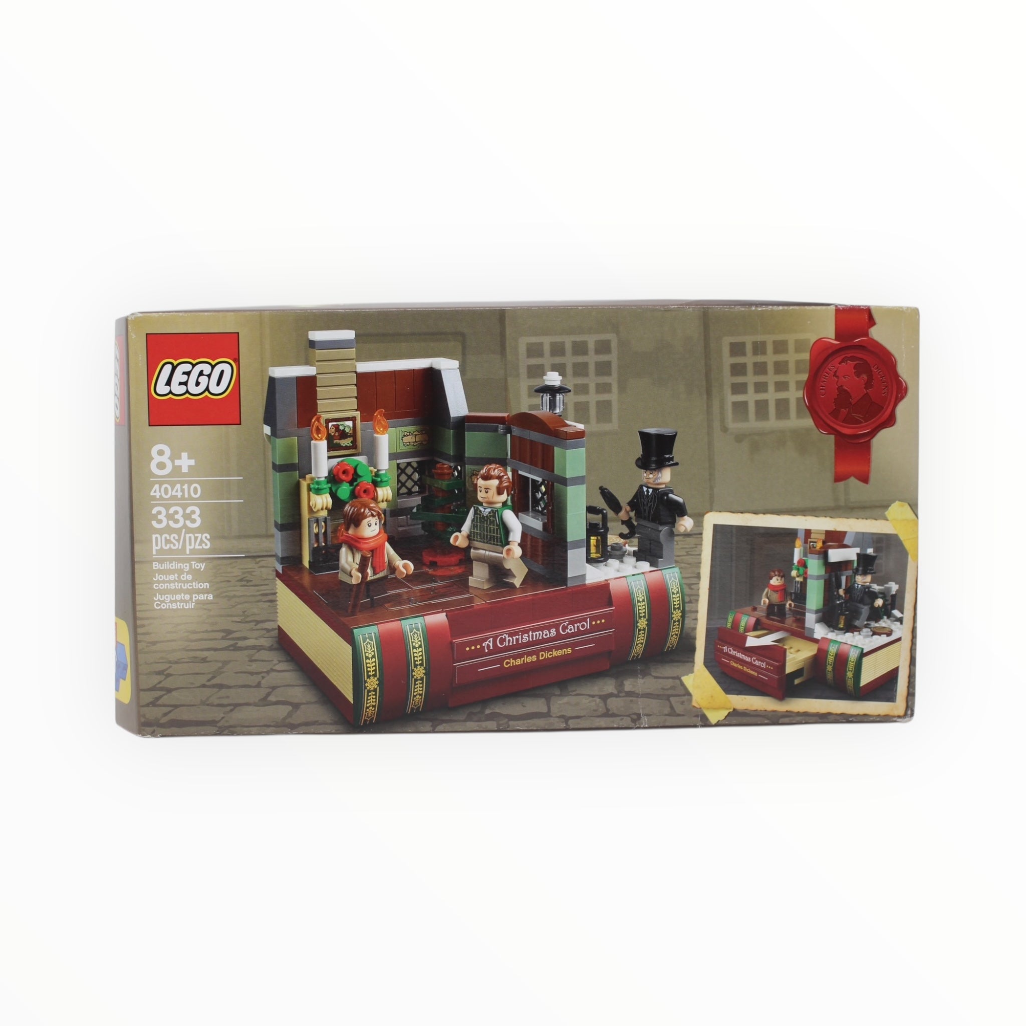 Retired Set 40410 LEGO Charles Dickens Tribute (damaged box)