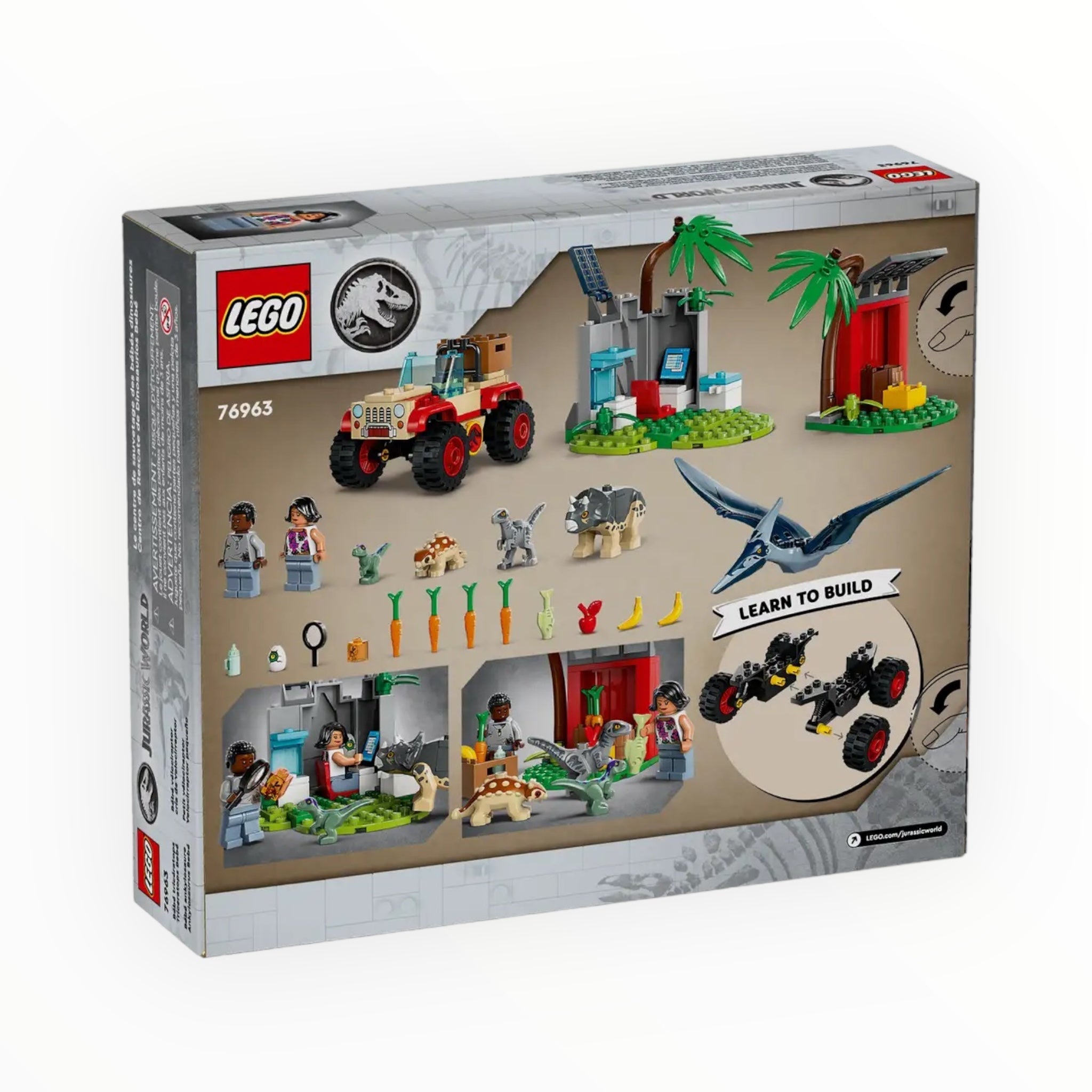 76963 Jurassic World Baby Dinosaur Rescue Center