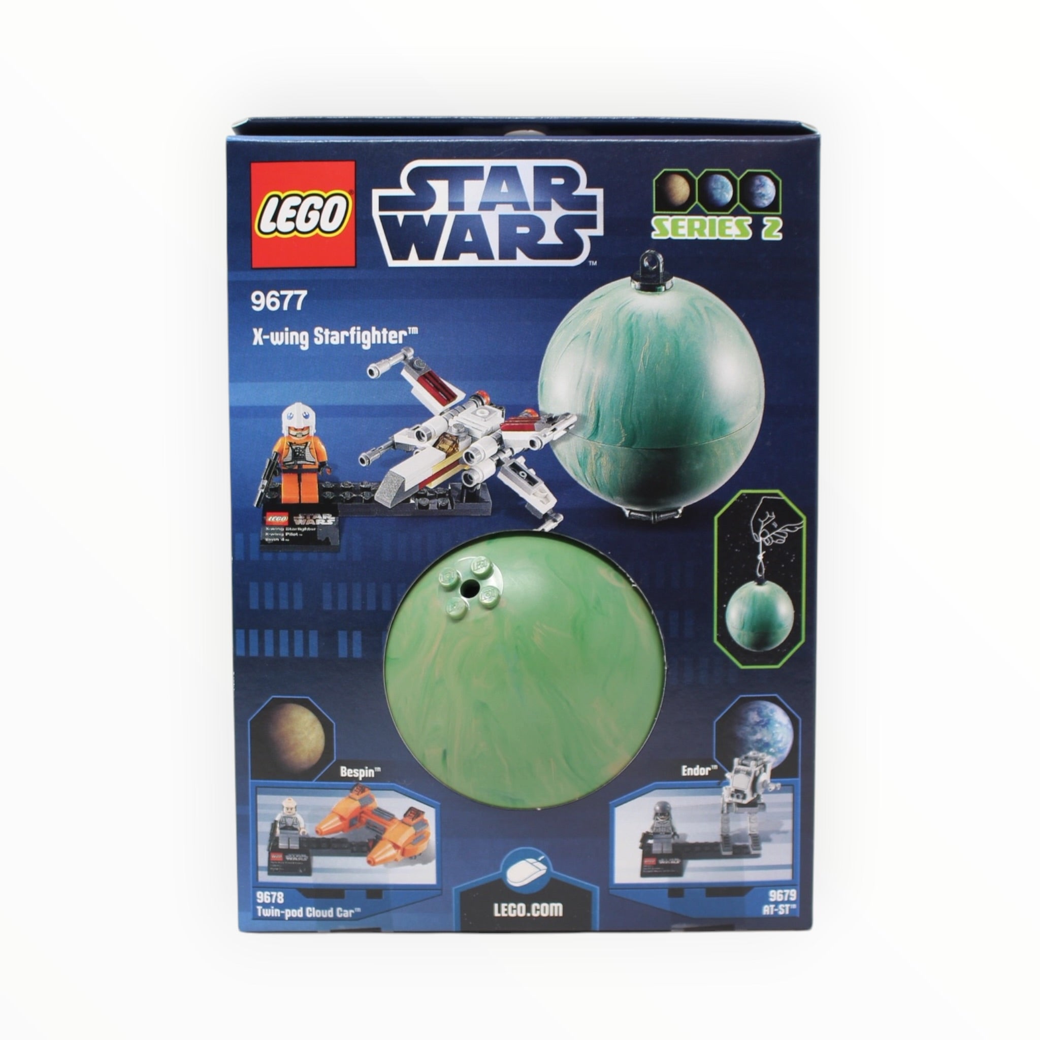 Retired Set 9677 Star Wars X-wing Starfighter & Yavin 4