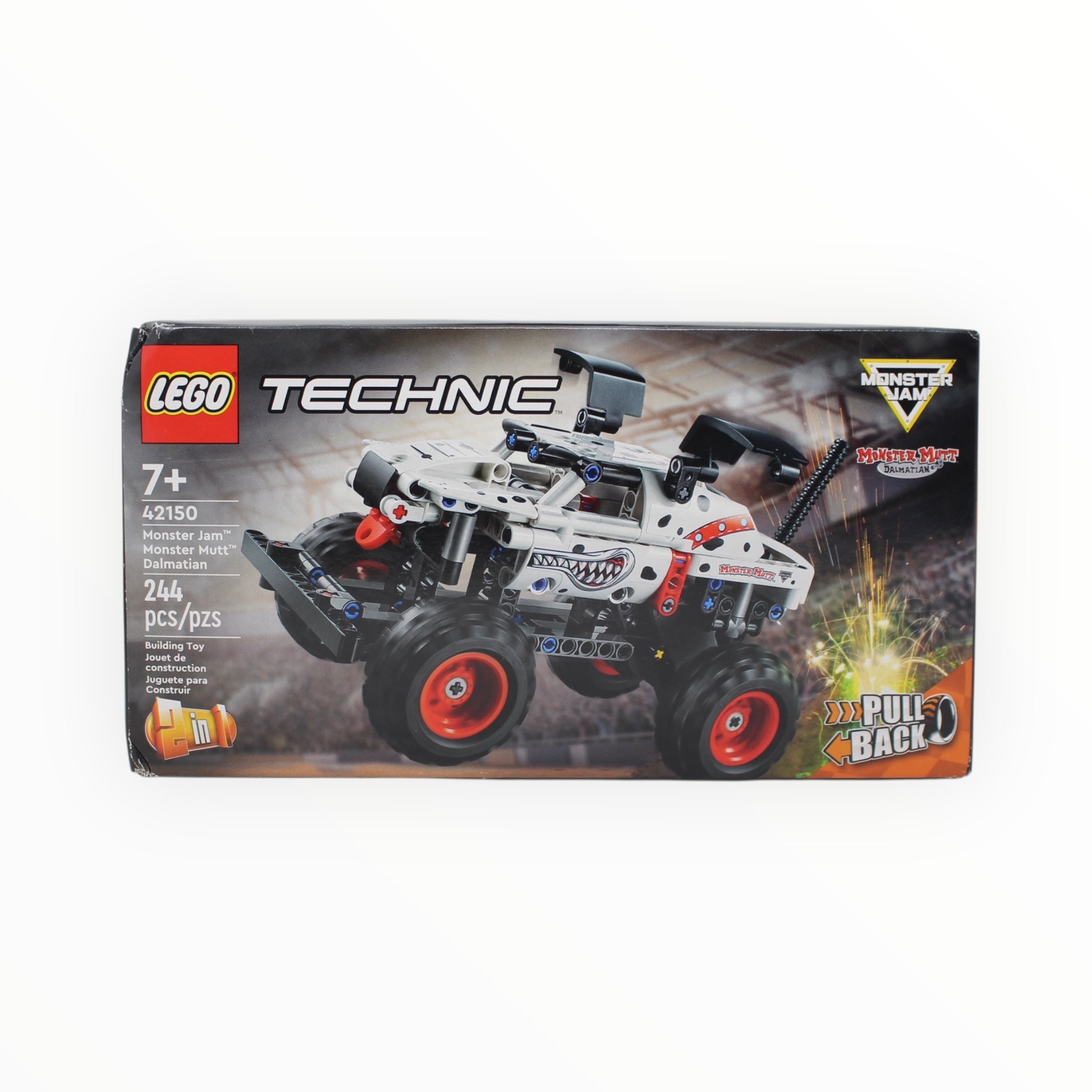Retired Set 42150 Technic Monster Jam Monster Mutt Dalmatian (slight box damage)