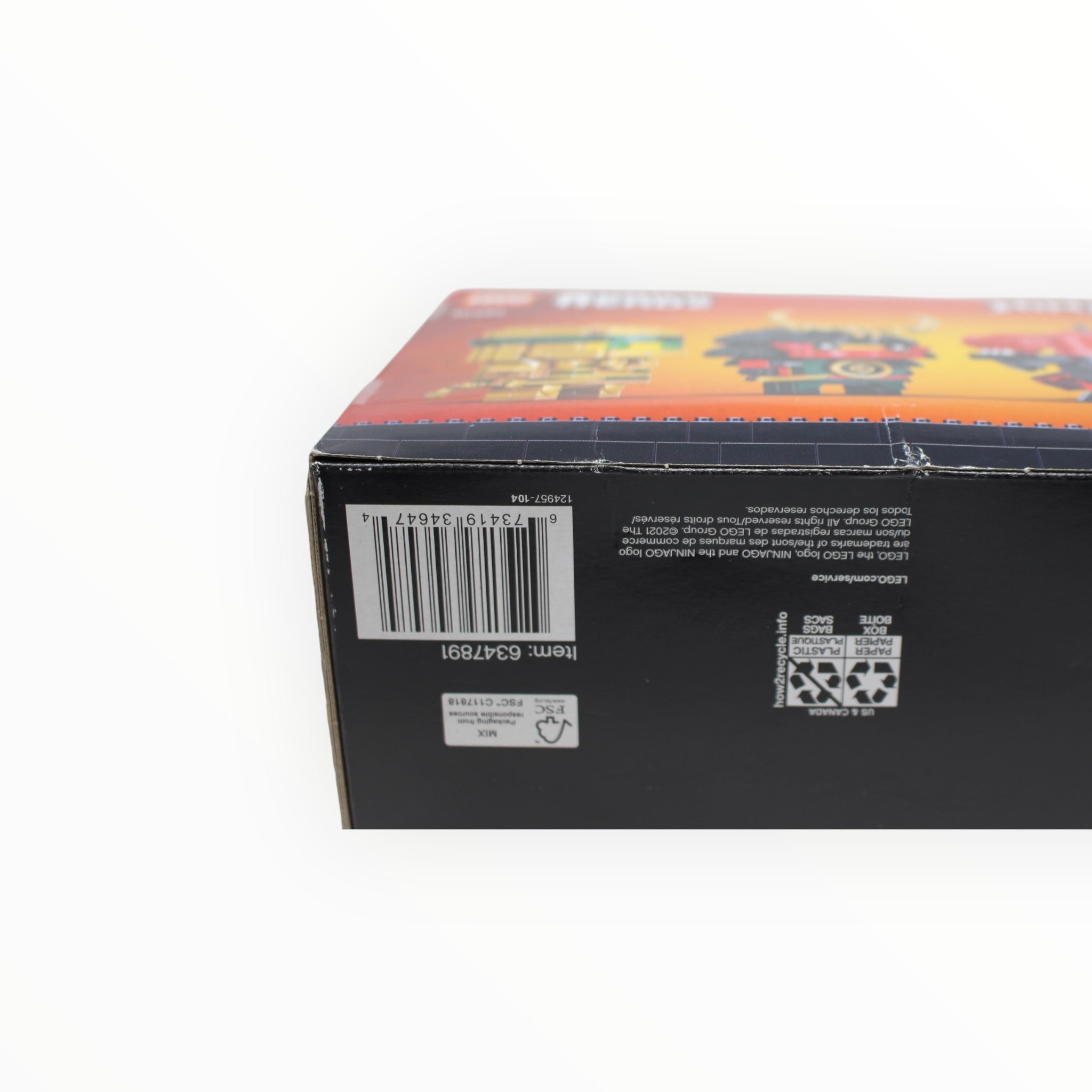 Retired Set 40490 Ninjago BrickHeadz NINJAGO 10 (slight box damage)