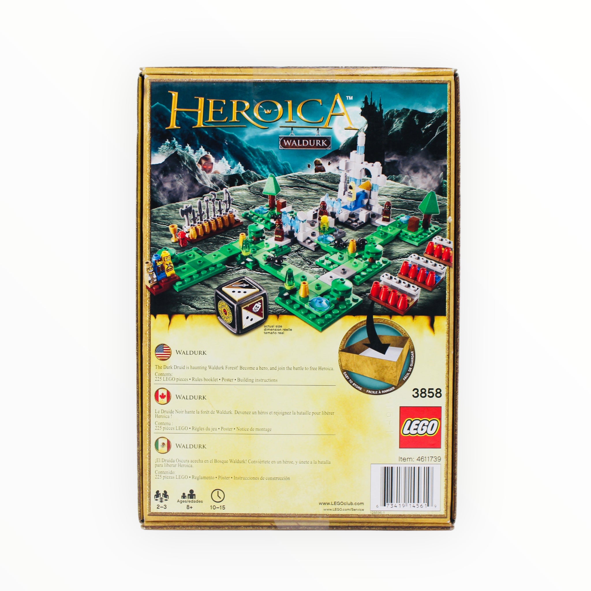 Certified Used Set 3858 Heroica Waldurk Forest