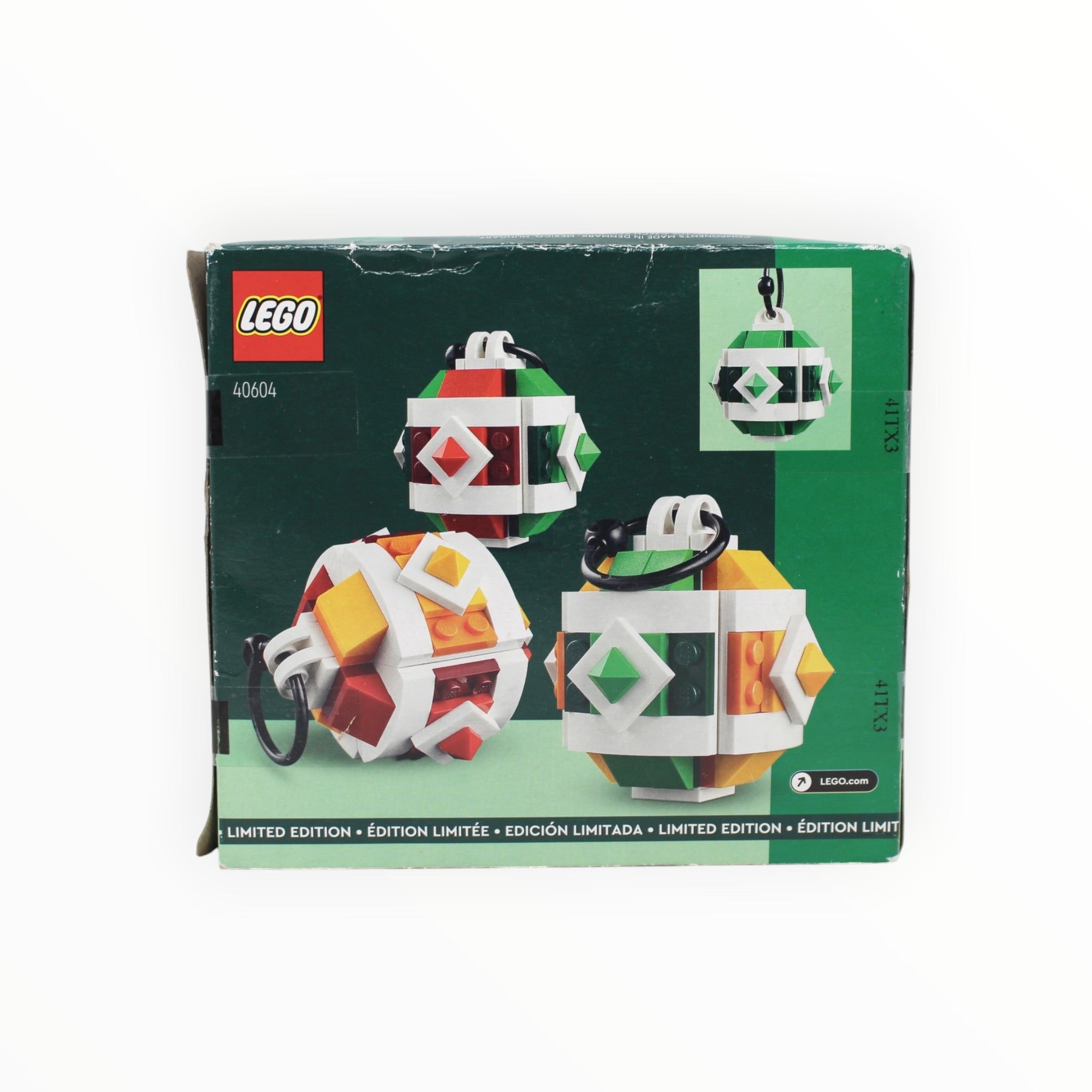 Retired Set 40604 LEGO Christmas Decor Set (some box damage)