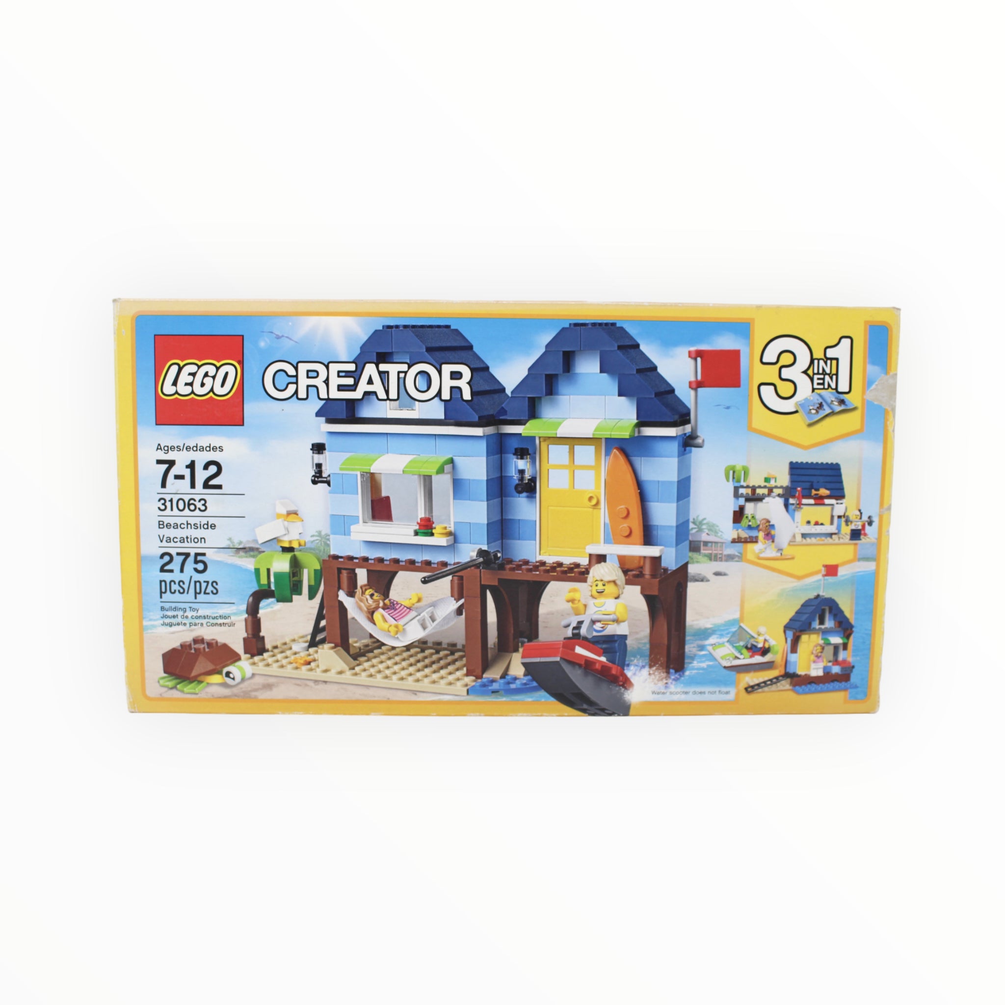 Certified Used Set 31063 Creator Beachside Vacation