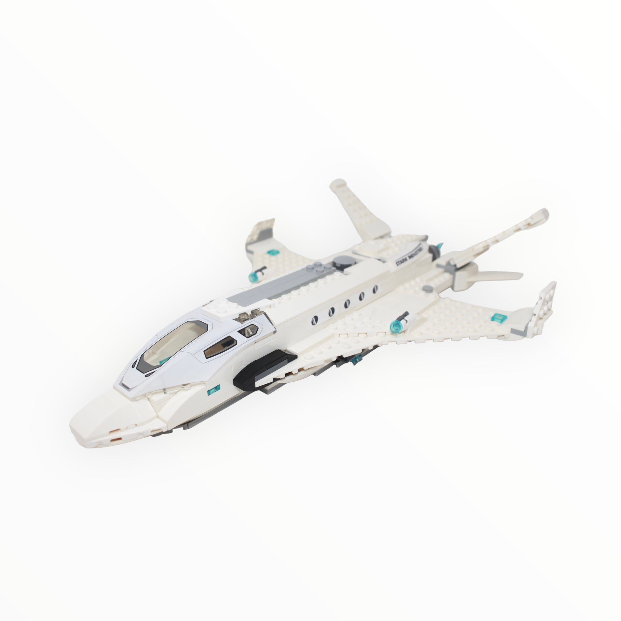 Used Set 76130 Spider-Man: Far From Home Stark Jet and the Drone Attack