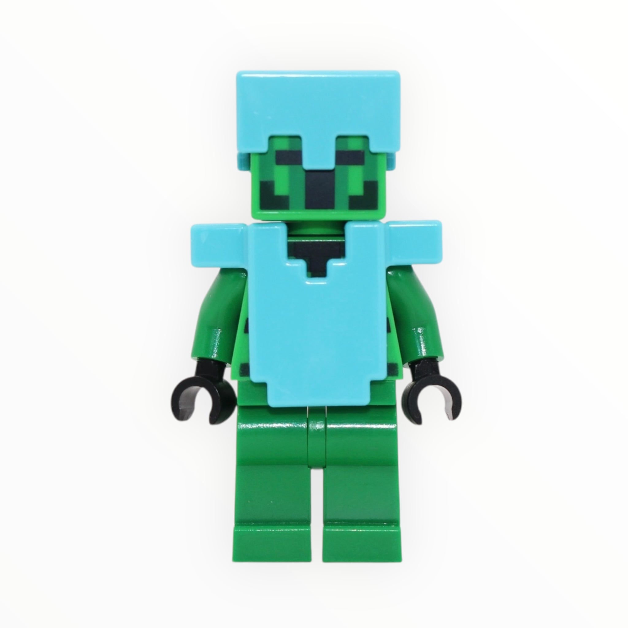 Minecraft Cactus Knight (medium azure helmet armor)