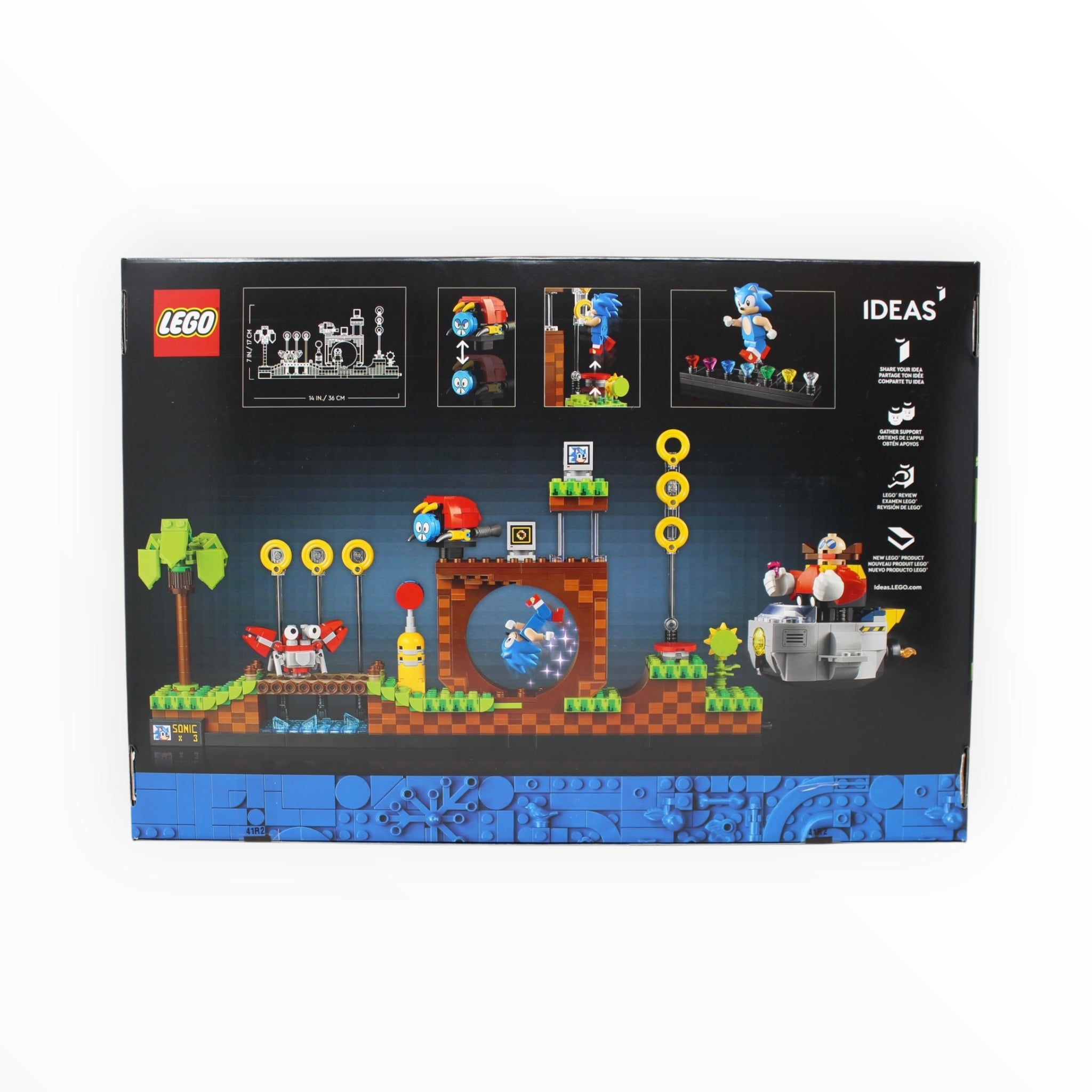 Retired Set 21331 LEGO Ideas Sonic the Hedgehog - Green Hill Zone