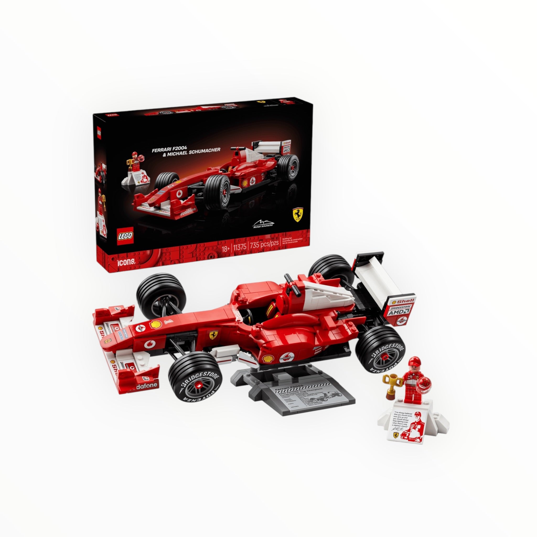 11375 Icons Ferrari F2004 & Michael Schumacher