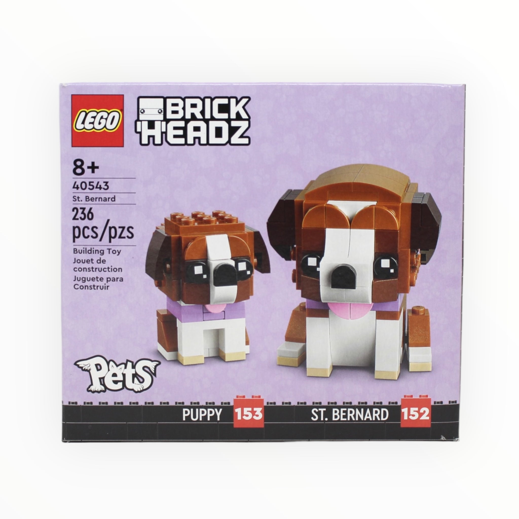 Retired Set 40543 BrickHeadz St. Bernard