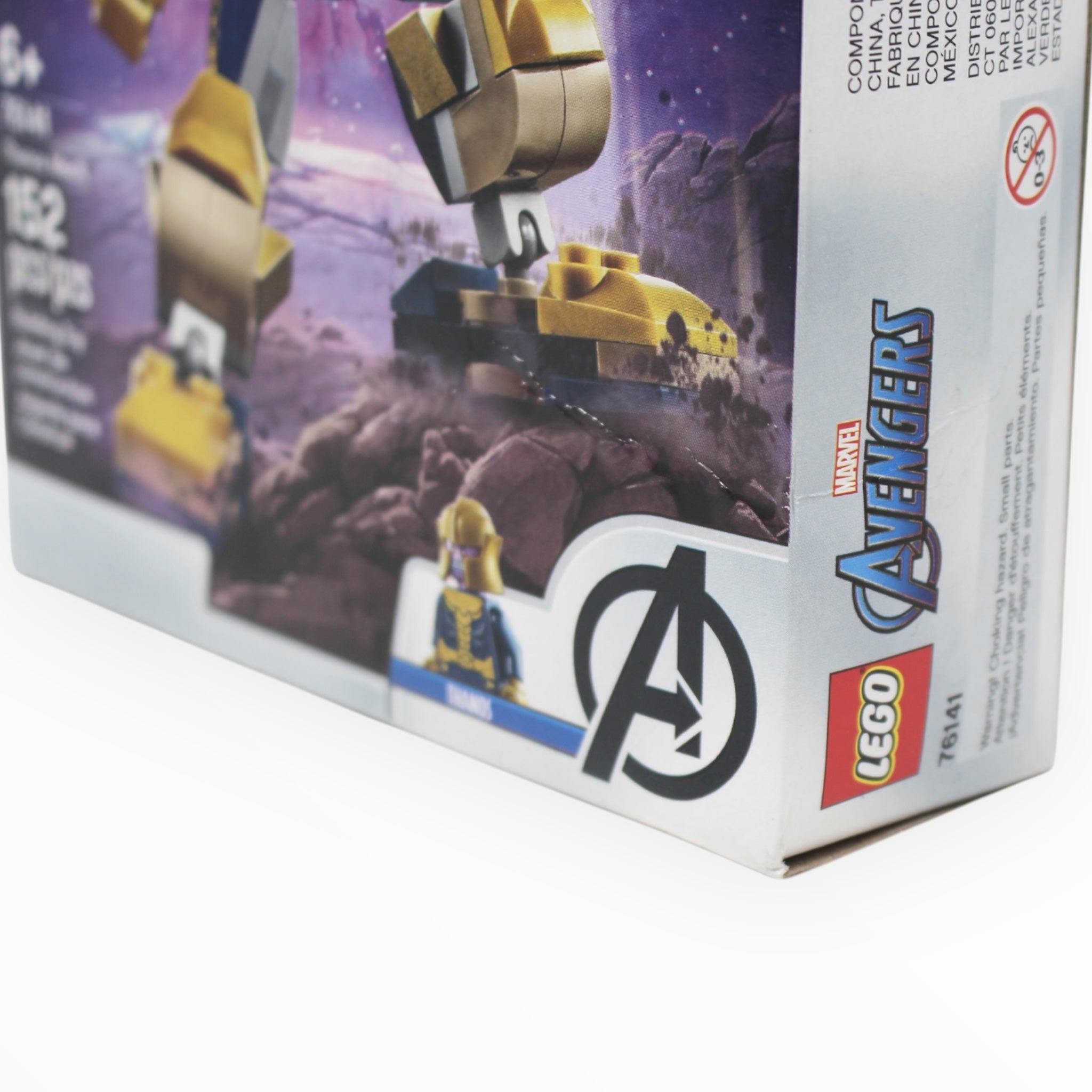 Retired Set 76141 Marvel Thanos Mech (damaged box)