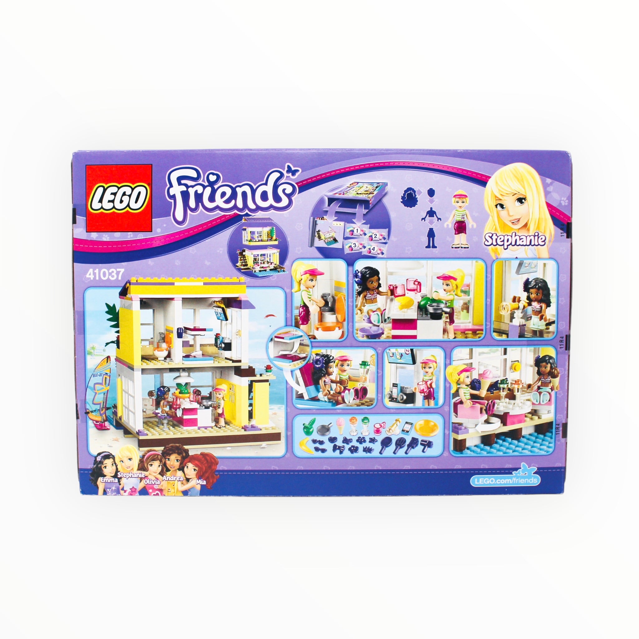 Retired Set 41037 Friends Stephanie’s Beach House