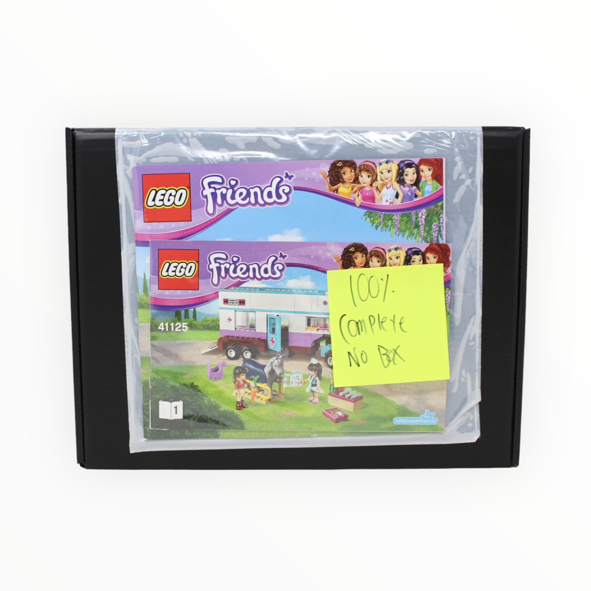 Certified Used Set 41125 Friends Horse Vet Trailer (no box)