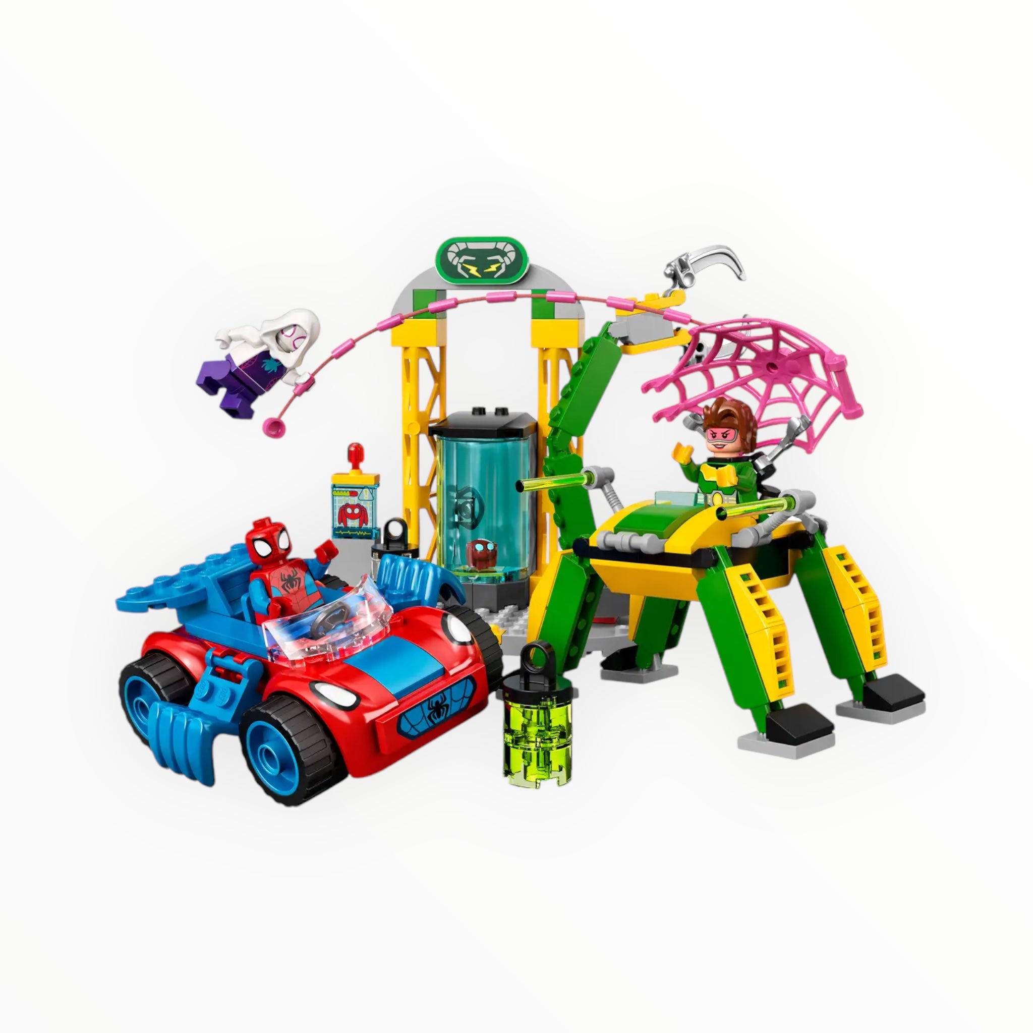 Retired Set 10783 Spidey and his Amazing Friends Spider-Man at Doc Ock’s Lab