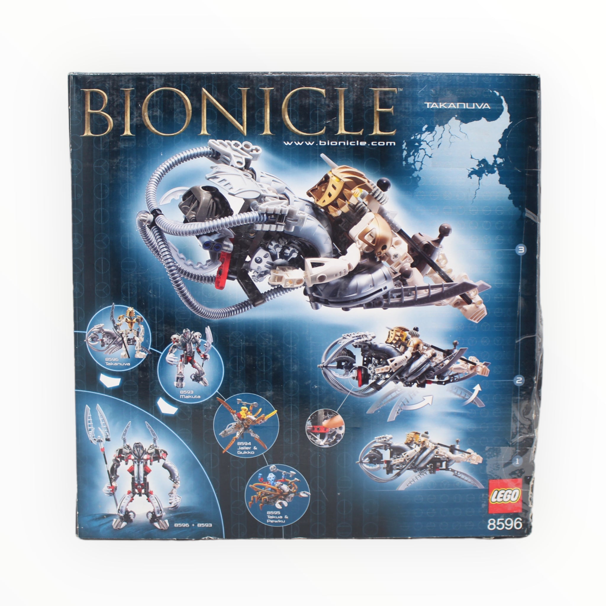 Certified Used Set 8596 Bionicle Takanuva