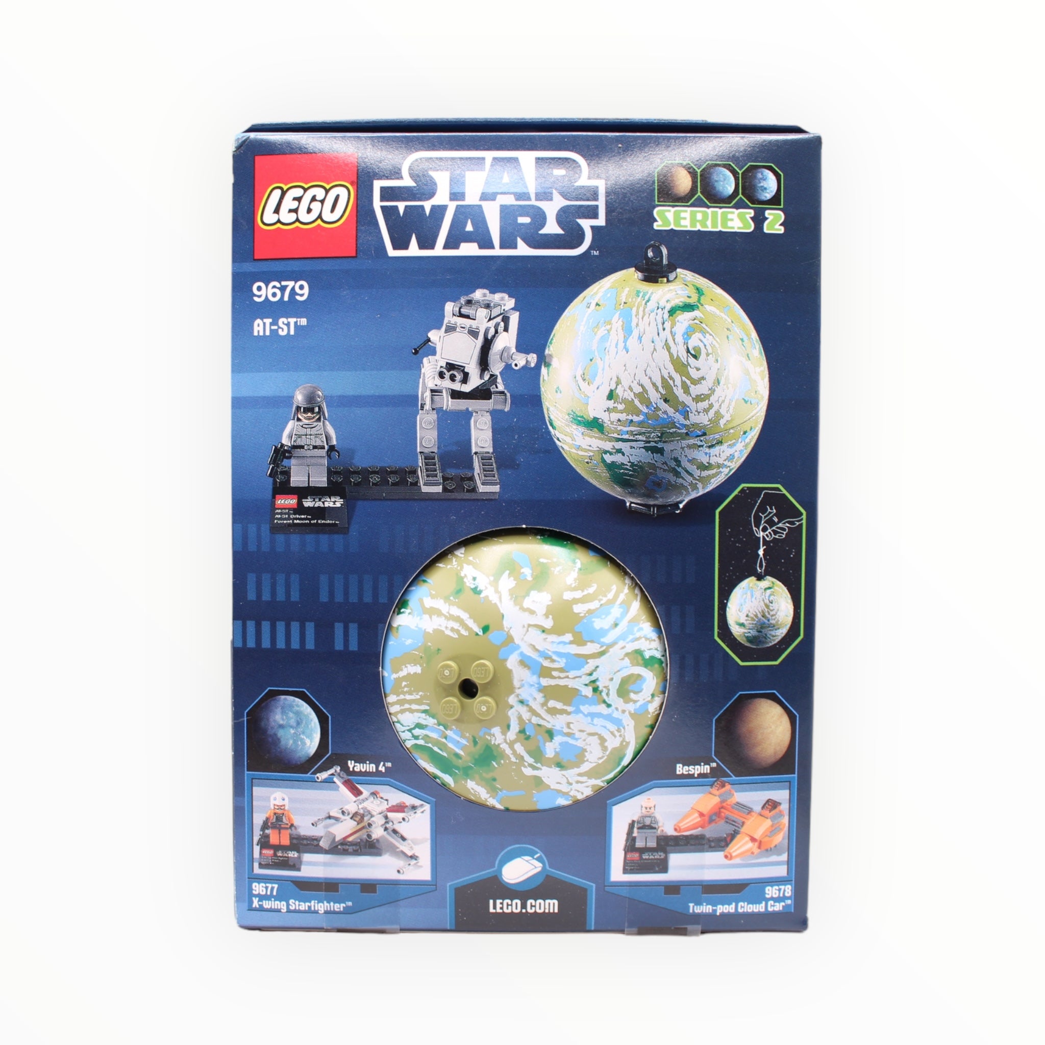 Retired Set 9679 Star Wars AT-ST & Endor (damaged box)
