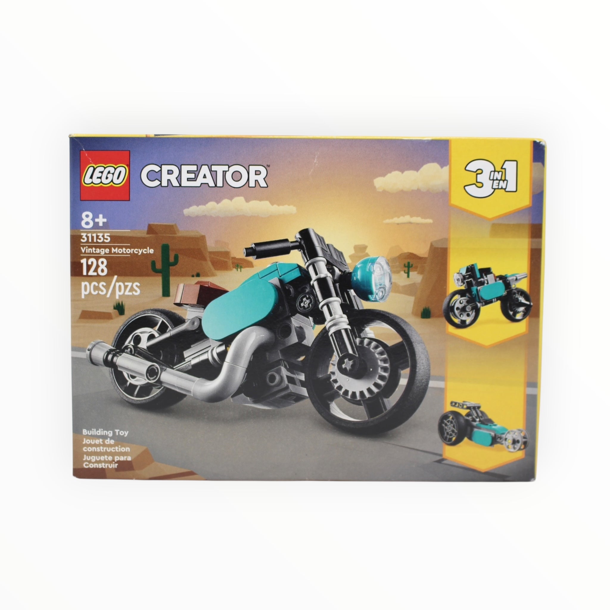 Retired Set 31135 Creator Vintage Motorcycle