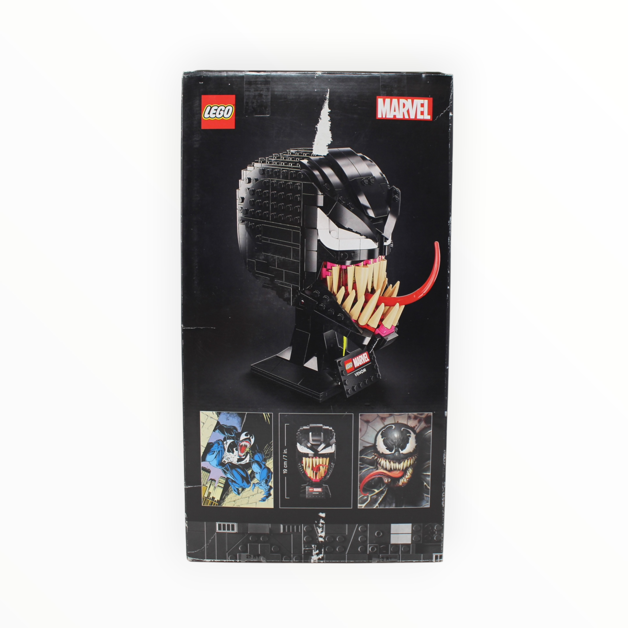 Retired Set 76187 Marvel Venom Bust (slight box damage)