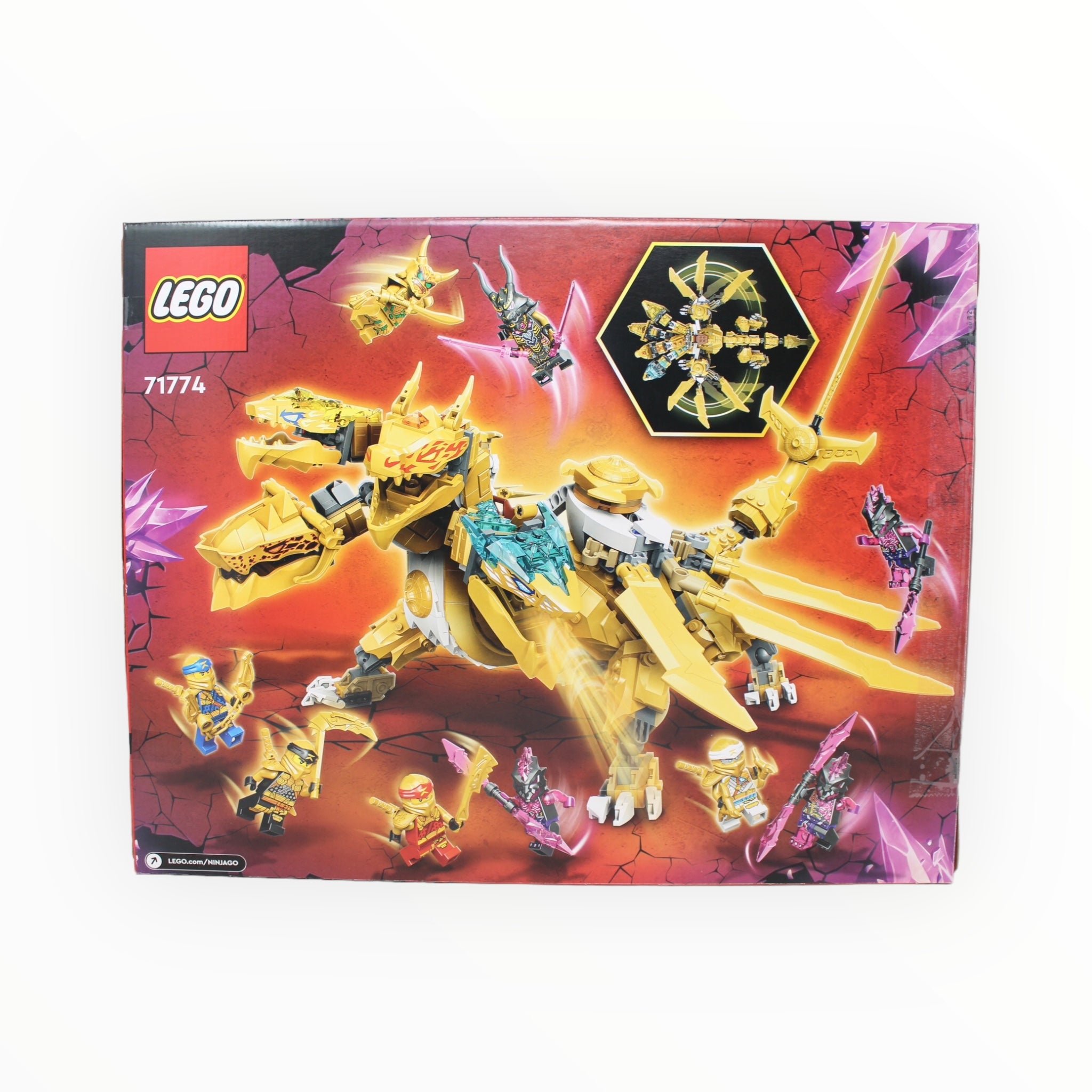 Certified Used Set 71774 Ninjago Lloyd’s Golden Ultra Dragon