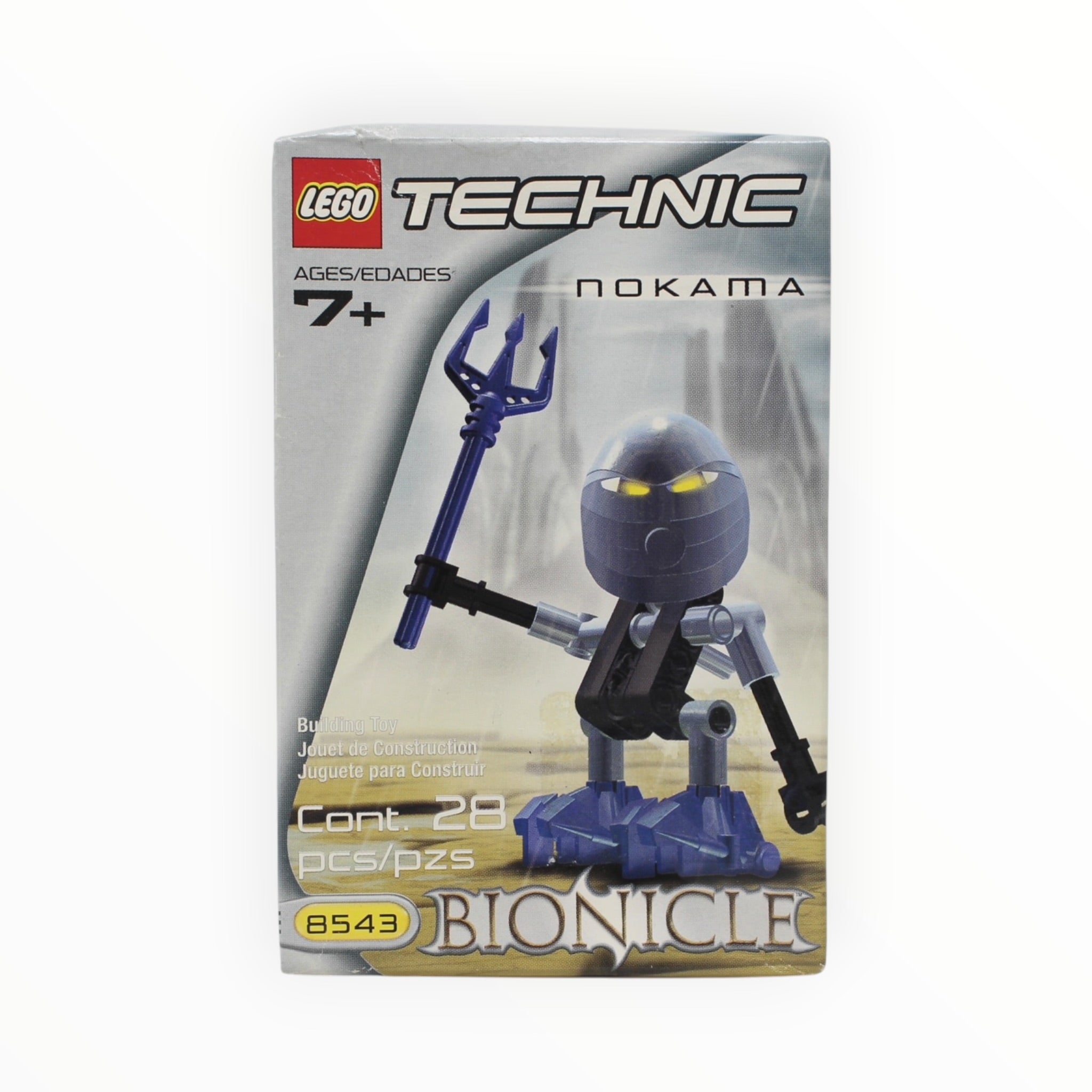 Retired Set 8543 Bionicle Turaga Nokama (slight box damage)