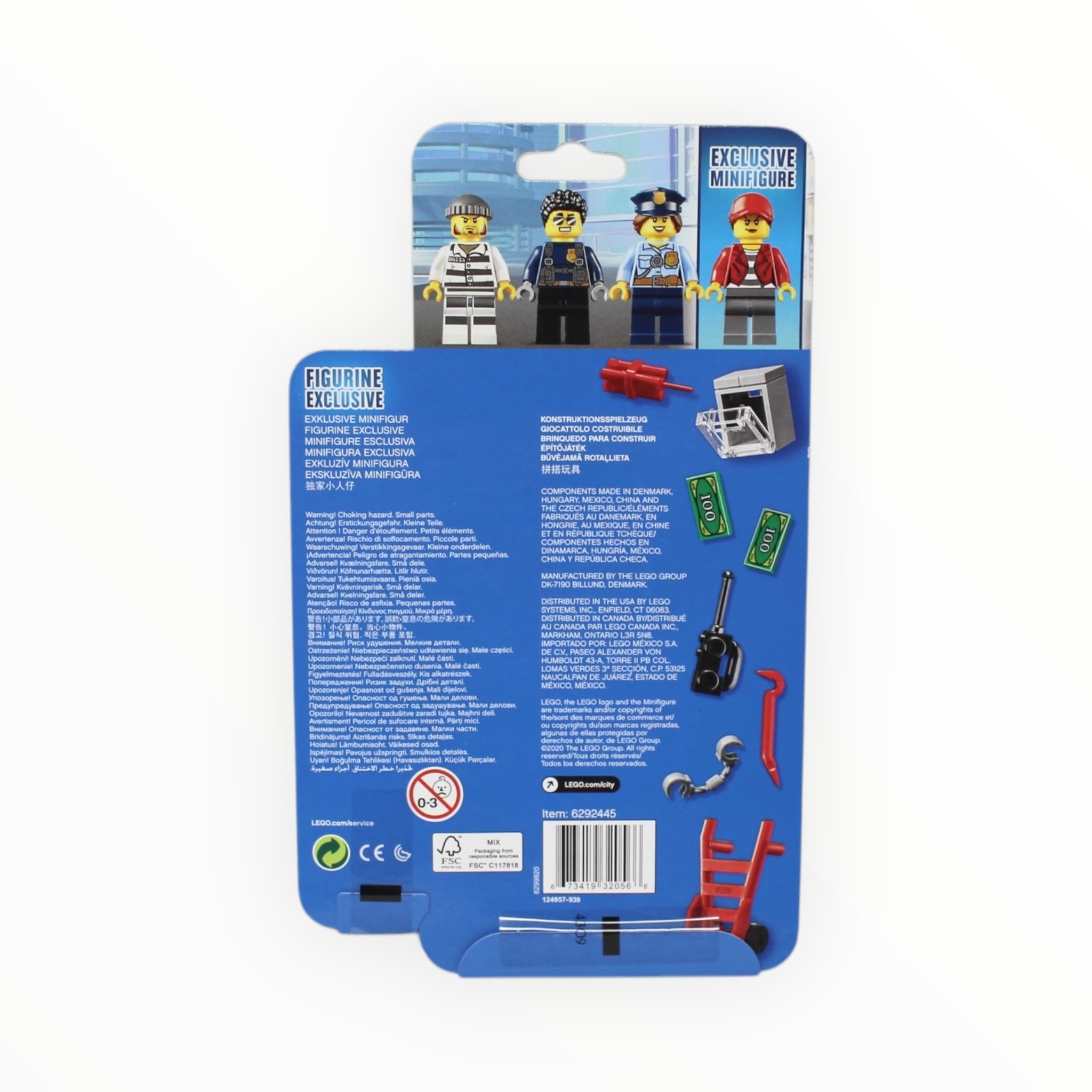 Retired Set 40372 City Police Minifigure Accessory Set