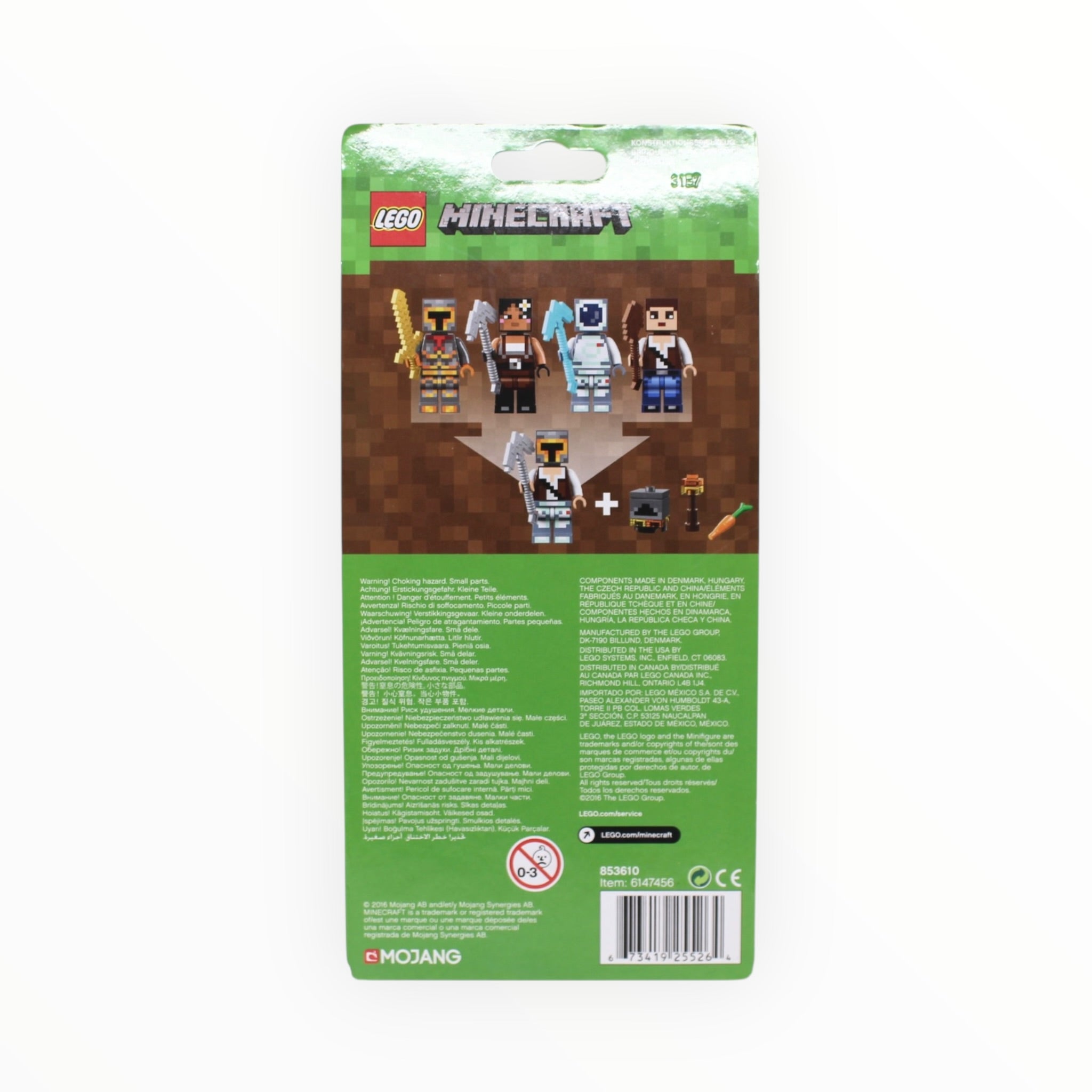 Retired Set 853610 Minecraft Skin Blister Pack 2 (2016)