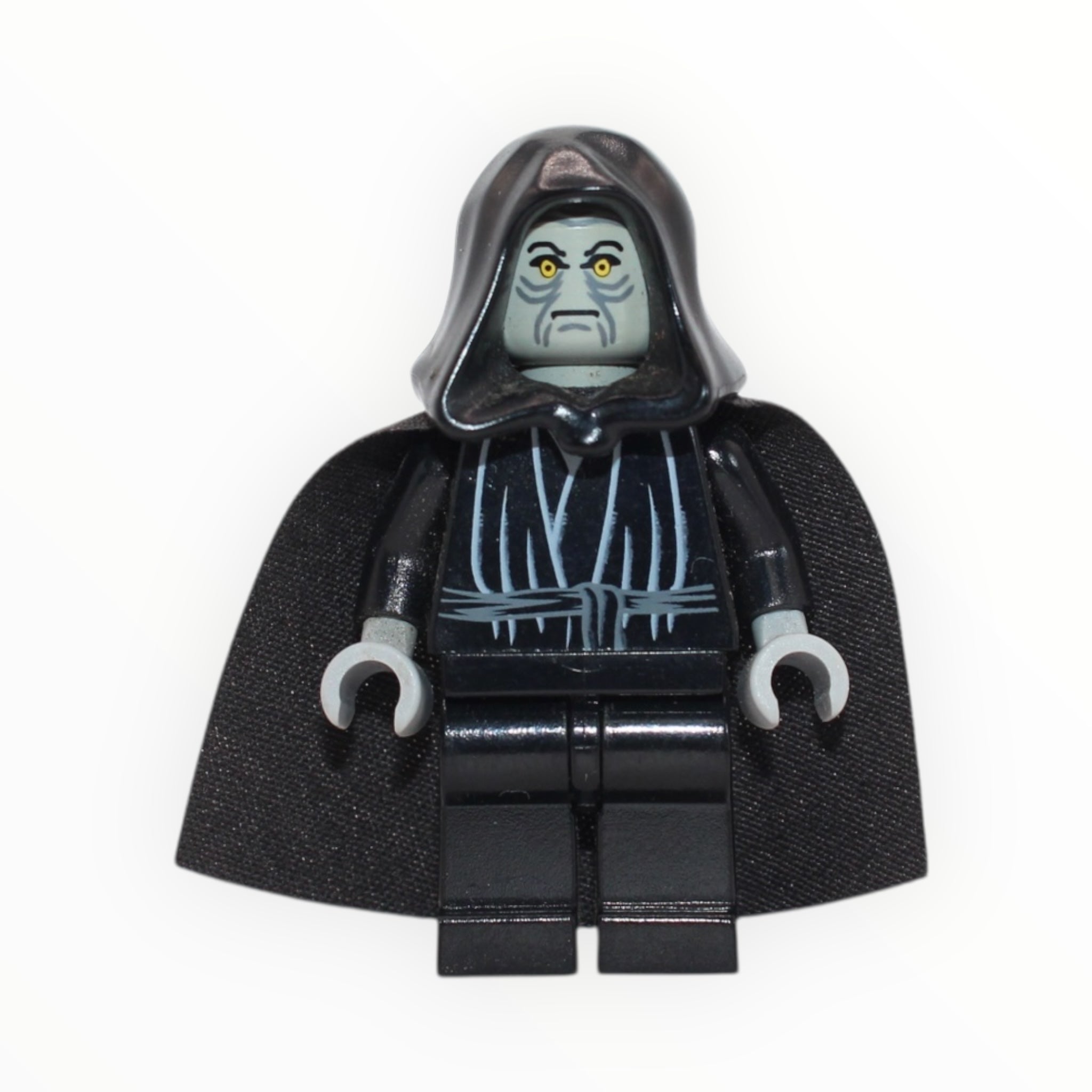 Emperor Palpatine (light bluish gray head and hands, 2005)