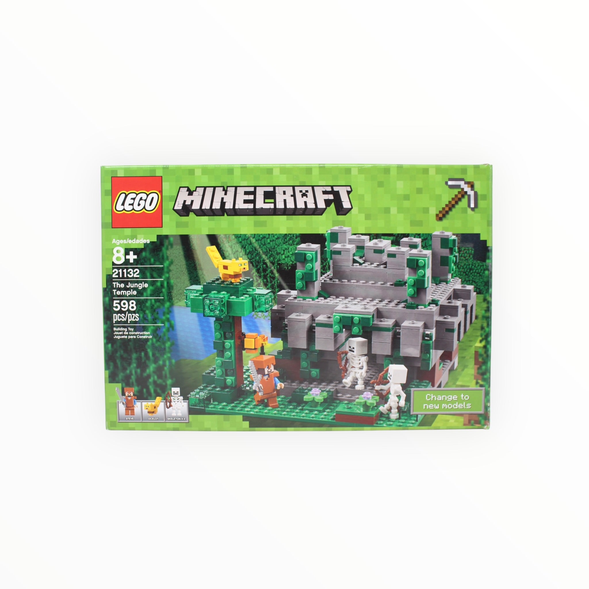 Certified Used Set 21132 Minecraft The Jungle Temple (bags 2-4 sealed)