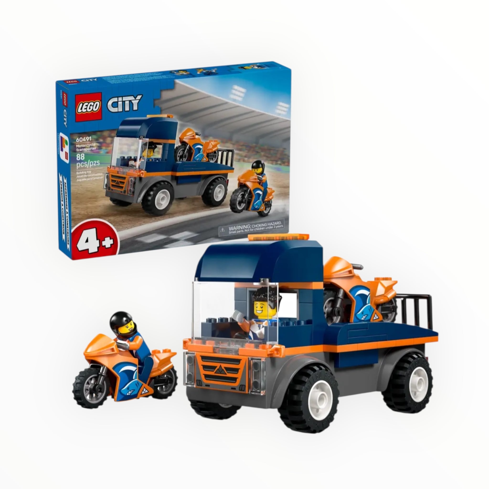 60491 City Motorcycle Transporter