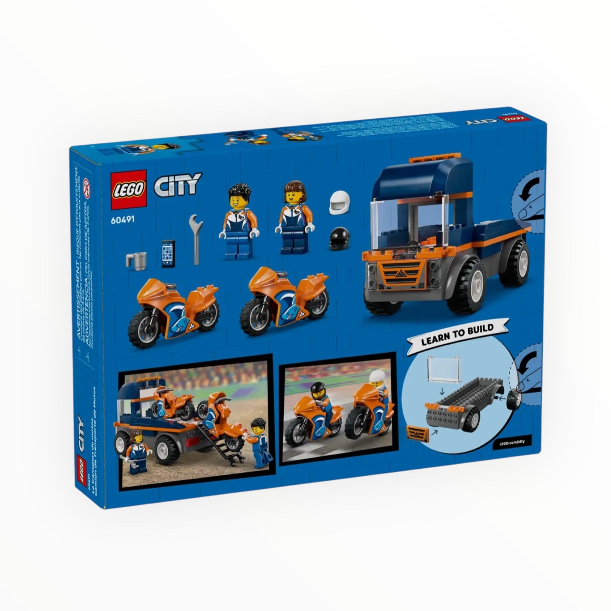 60491 City Motorcycle Transporter