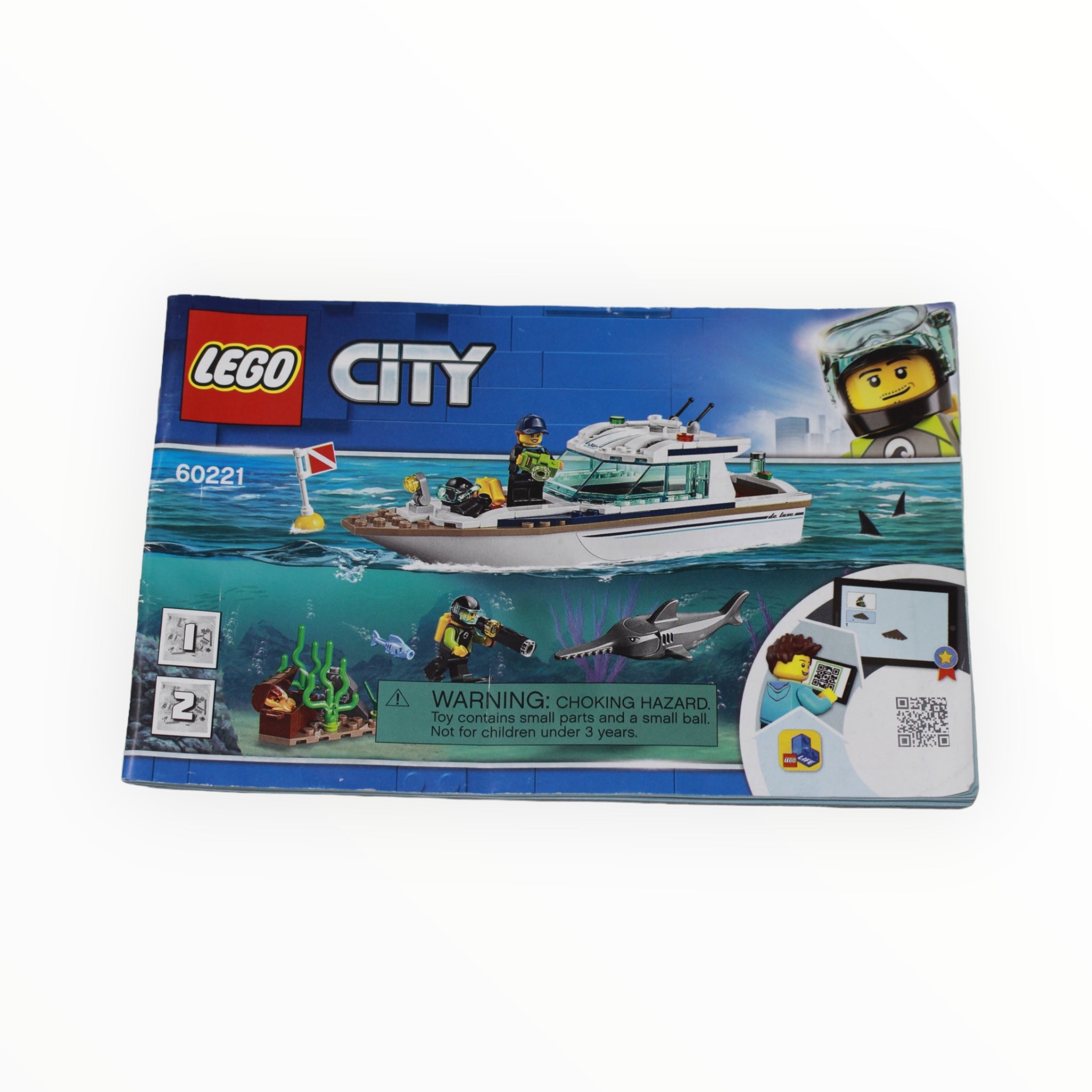 Used Set 60221 City Diving Yacht