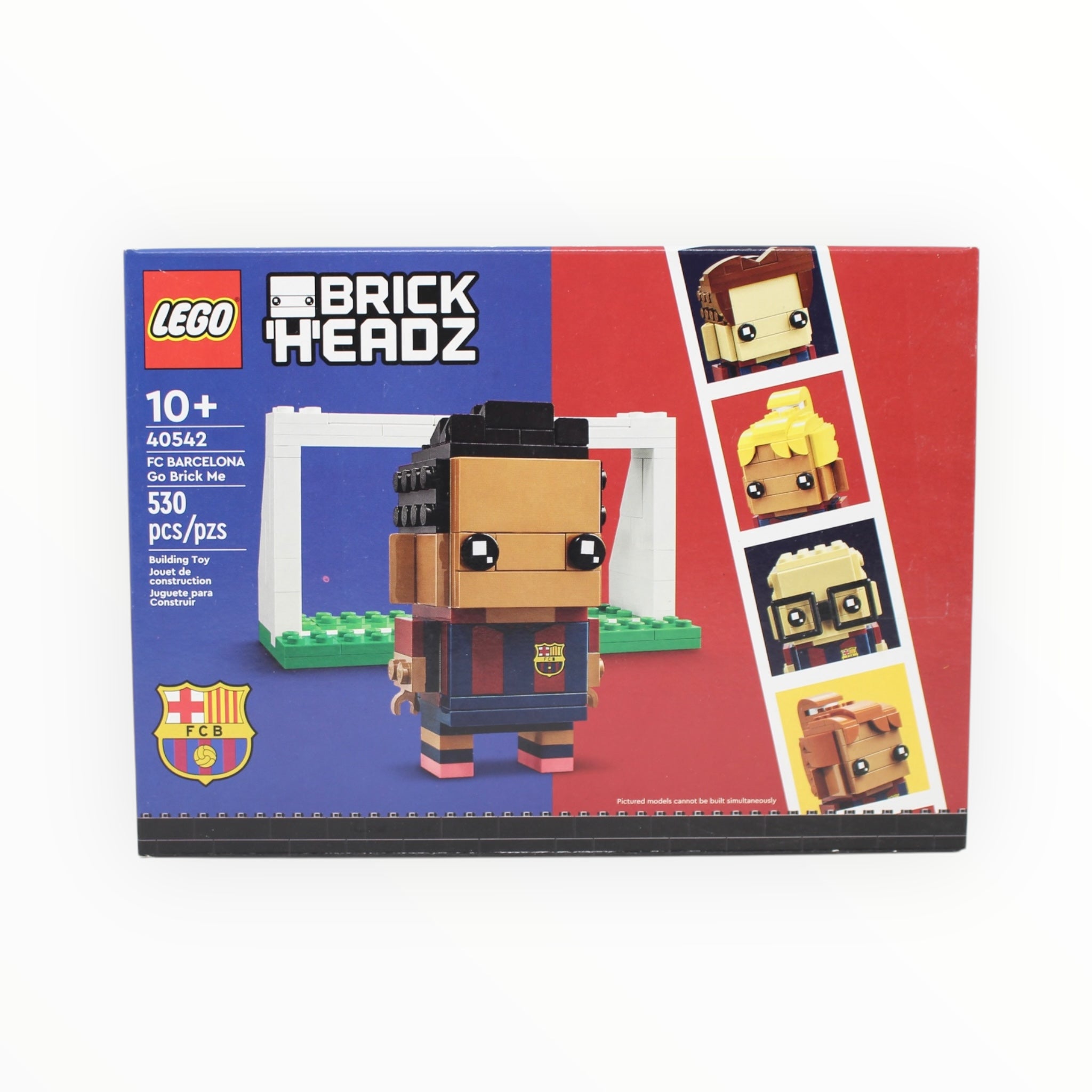 Retired Set 40542 BrickHeadz FC BARCELONA Go Brick Me