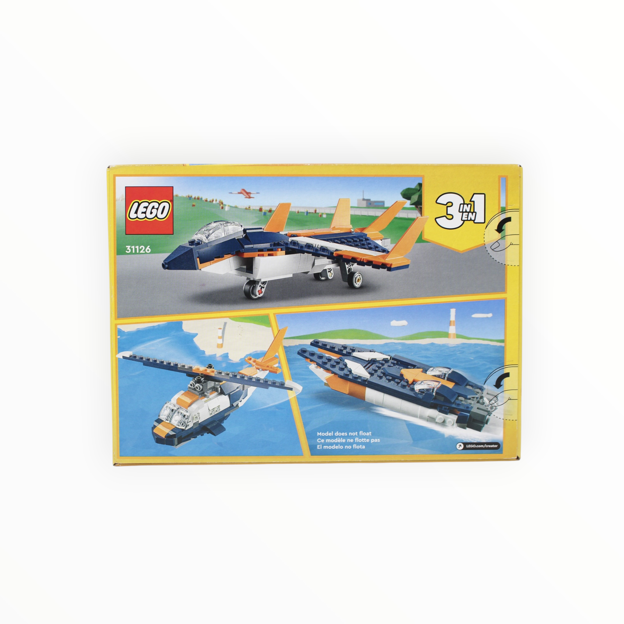 Retired Set 31126 Creator Supersonic Jet