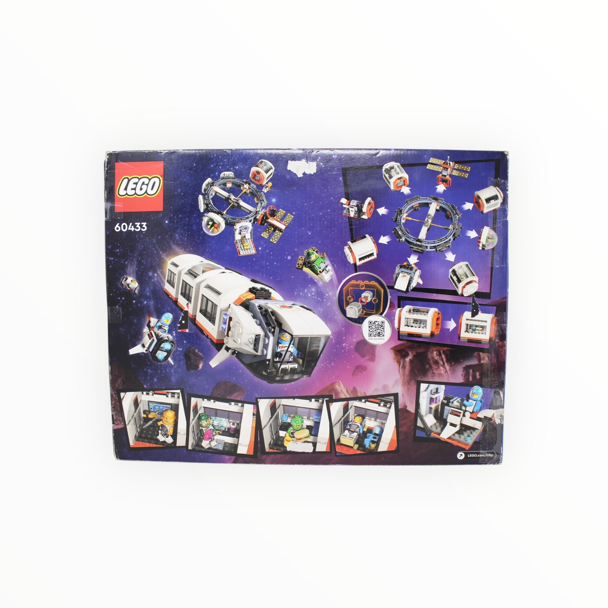 Certified Used Set 60433 City Modular Space Station (open box, sealed bags)