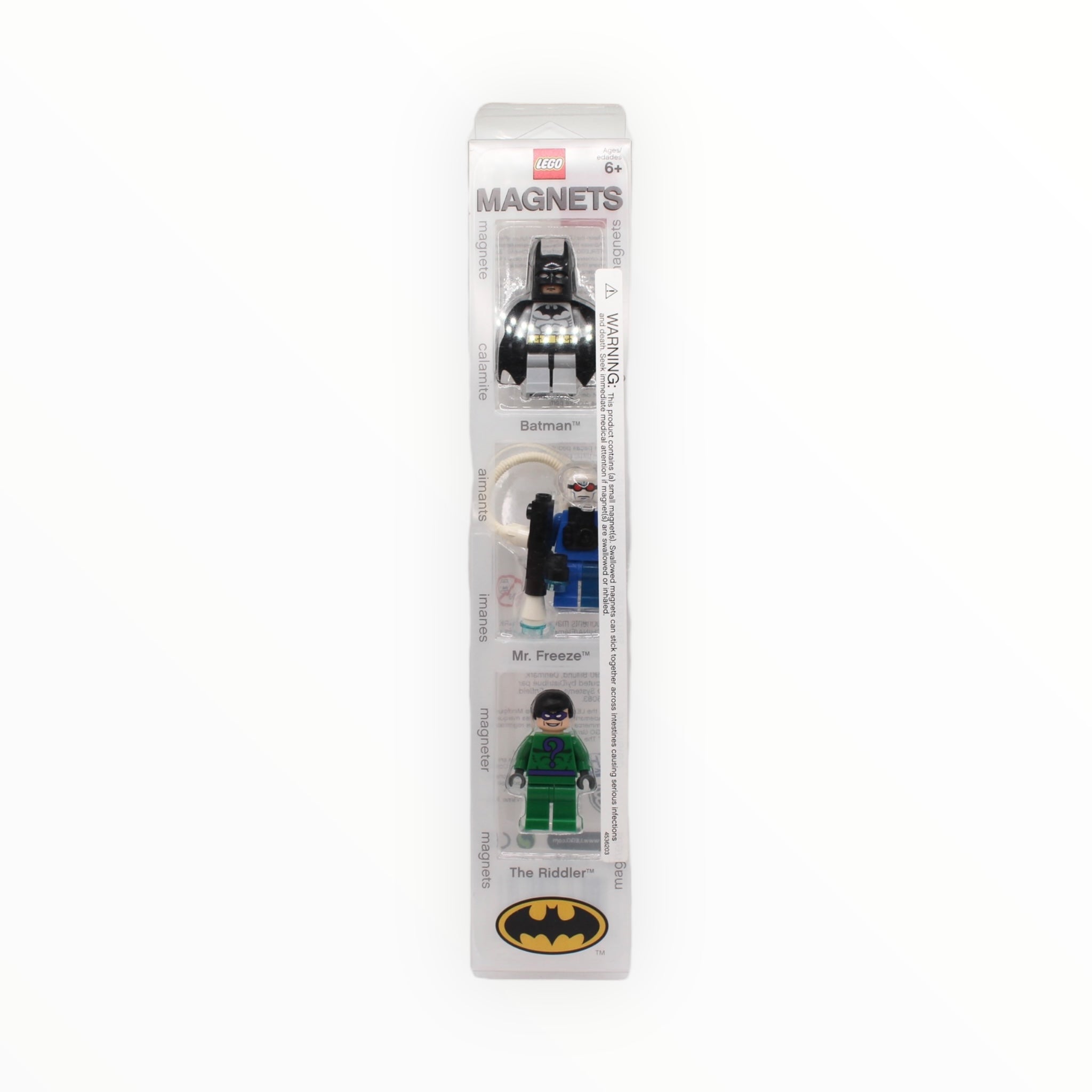 Retired Set 4514894 LEGO Batman Magnet Set - Batman, Mr. Freeze, and Riddler Blister Pack