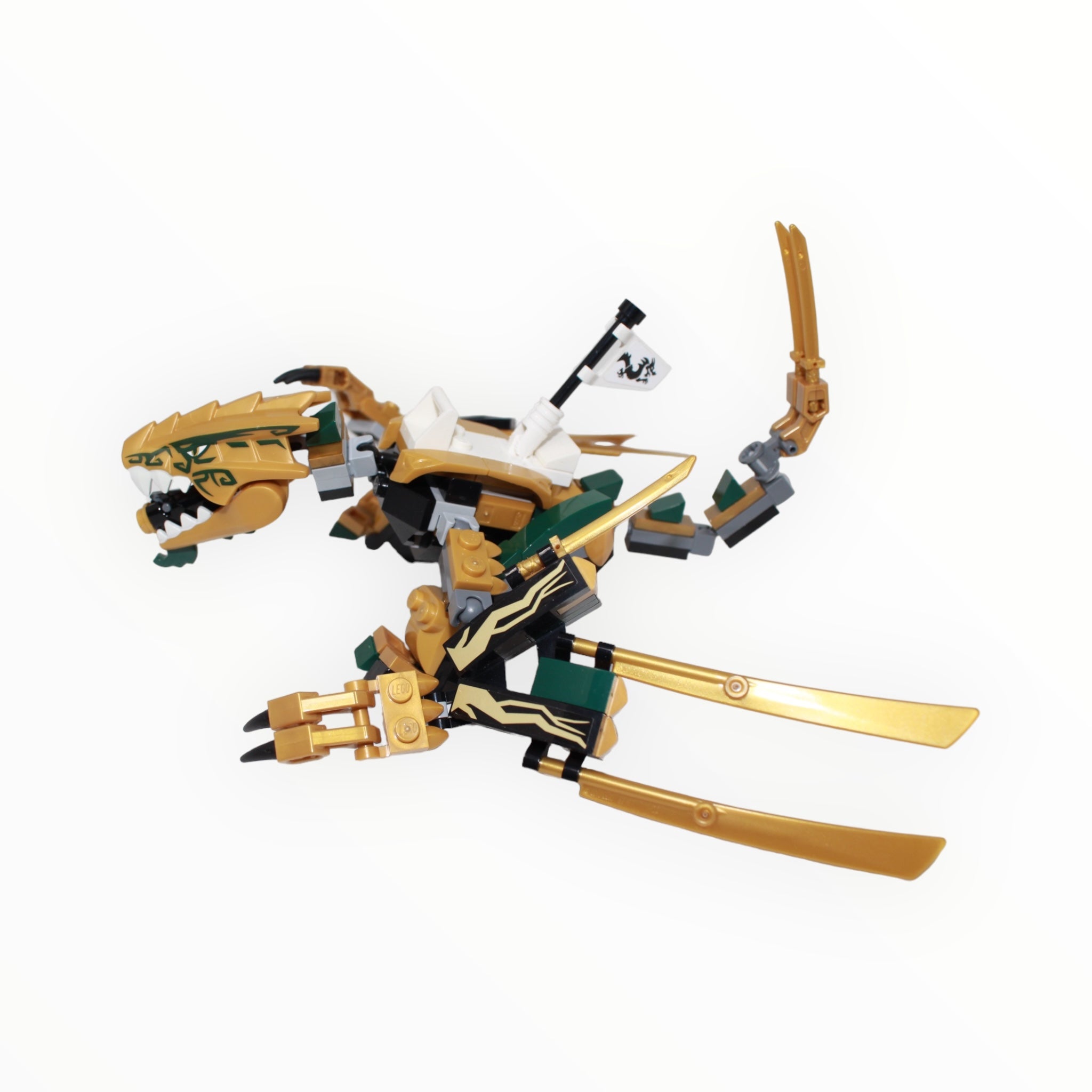 Used Set 70666 Ninjago The Golden Dragon