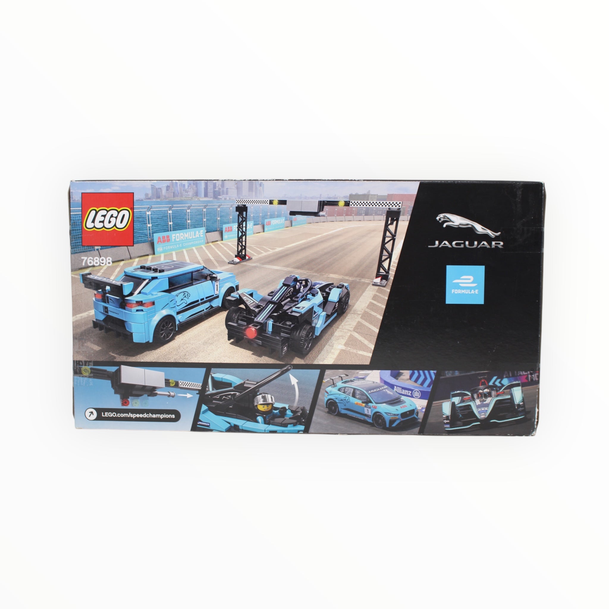 Certified Used Set 76898 Speed Champions Formula E Panasonic Jaguar Racing GEN2 Car & Jaguar I-PACE eTROPHY