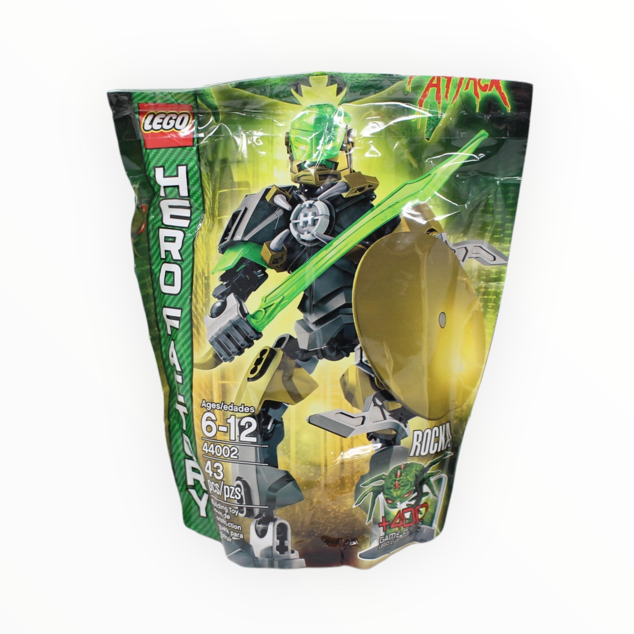 Certified Used Set 44002 Hero Factory Rocka