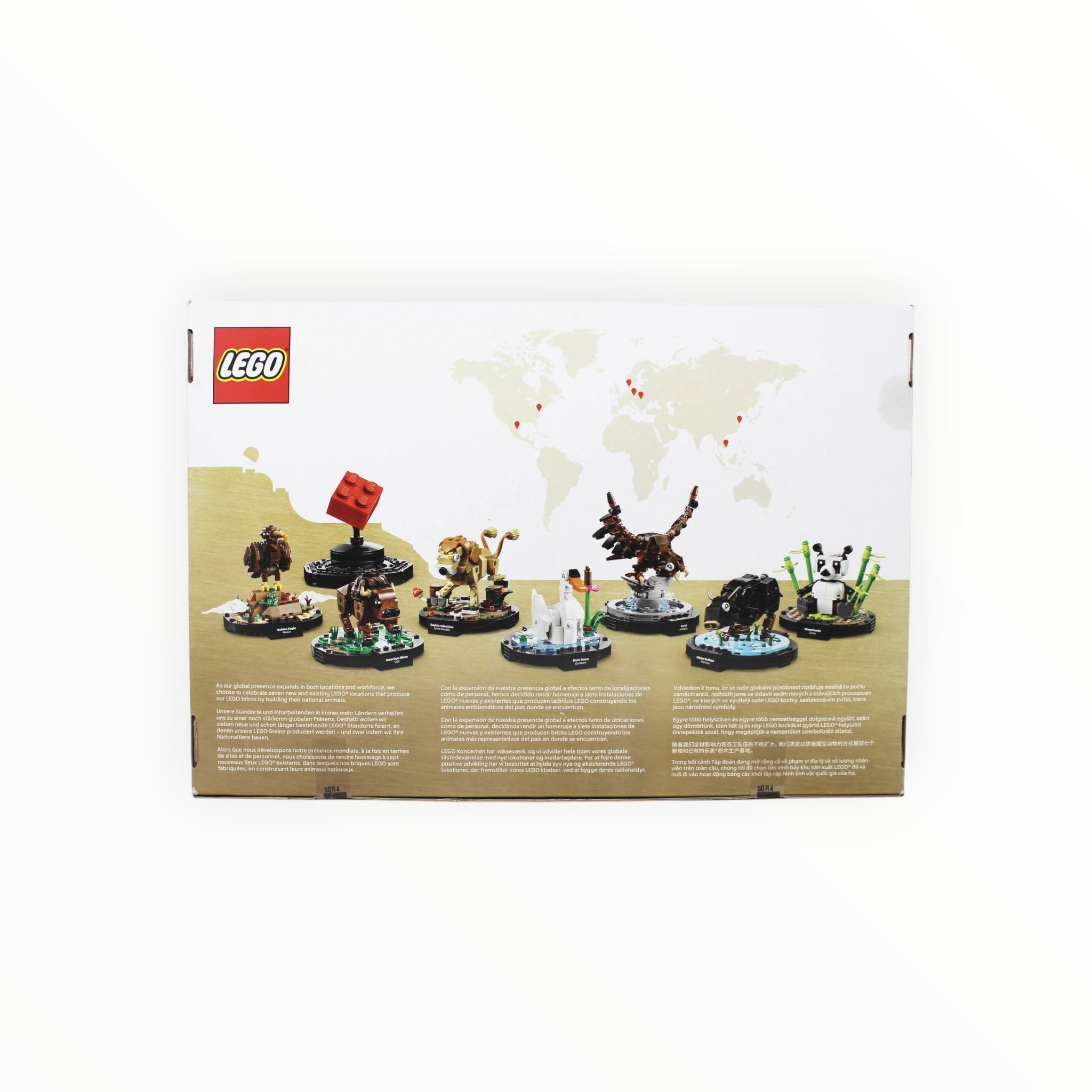 Retired Set 4002024 LEGO Employee Exclusive: LEGO Factories National Animals (2024, slight box damage)