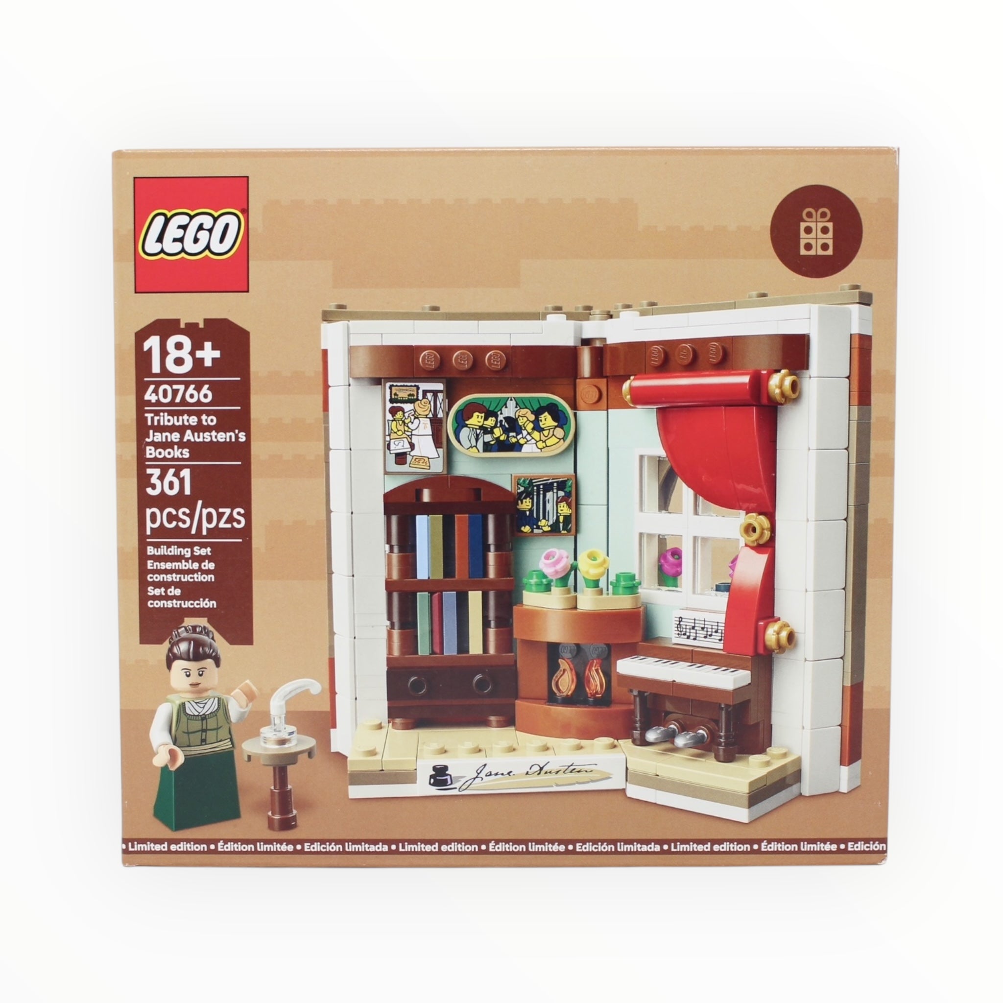Retired Set 40766 LEGO Tribute to Jane Austen’s Books