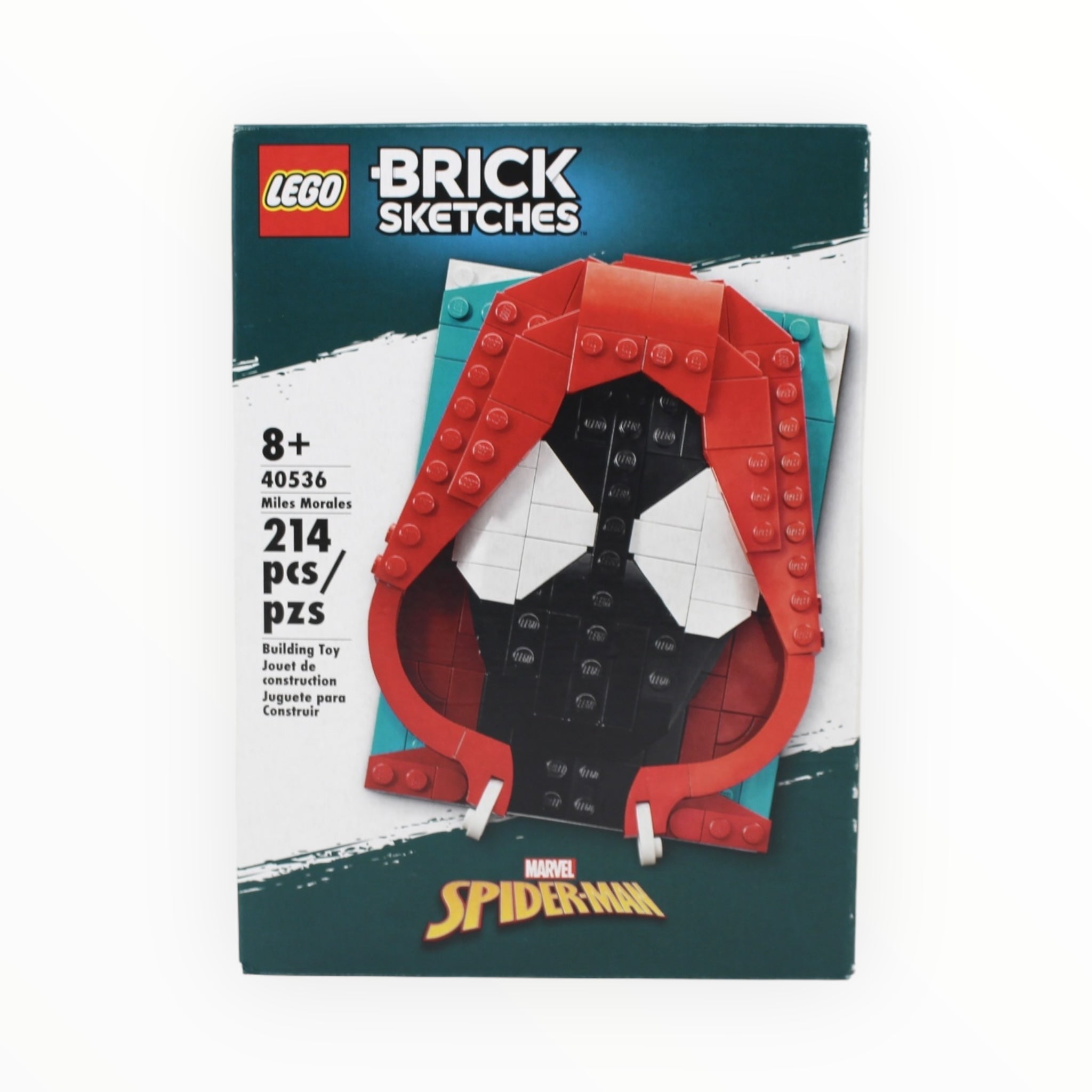 Retired Set 40536 LEGO Brick Sketches Miles Morales