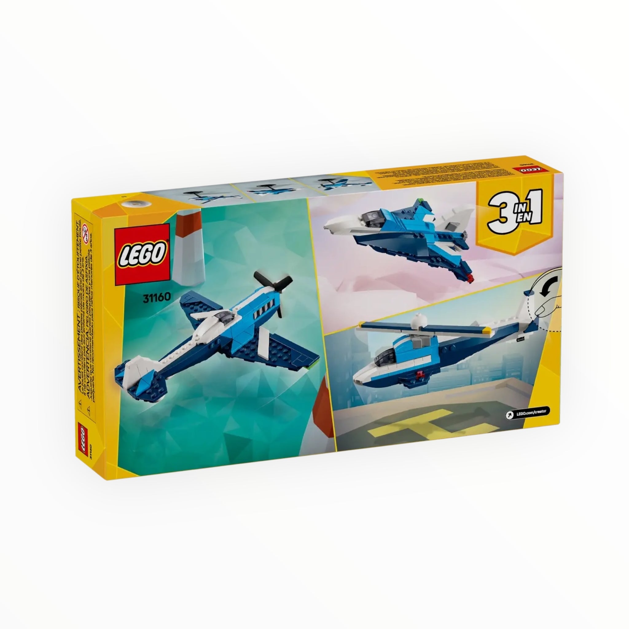 31160 Creator Aircraft: Race Plane